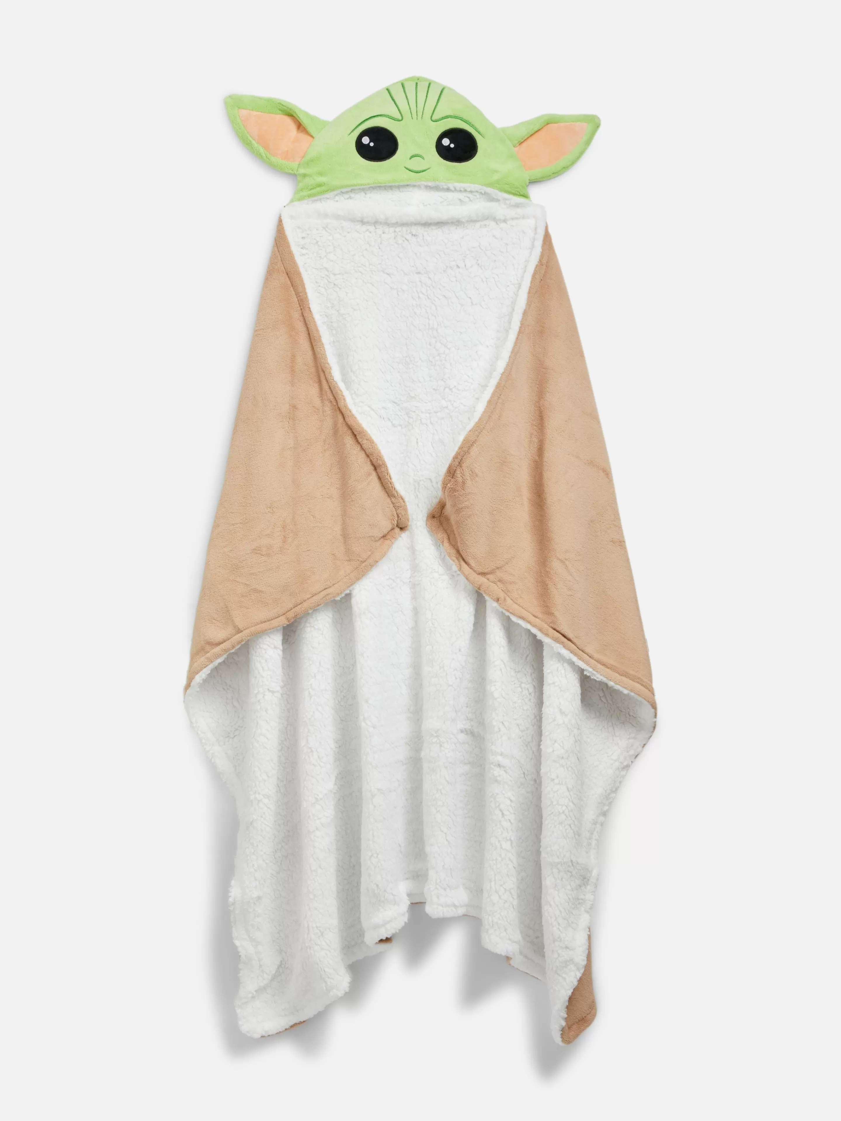 Primark Decken Und Überwurfe | „Star Wars Baby Yoda“ Überwurf Mit Kapuze Braun