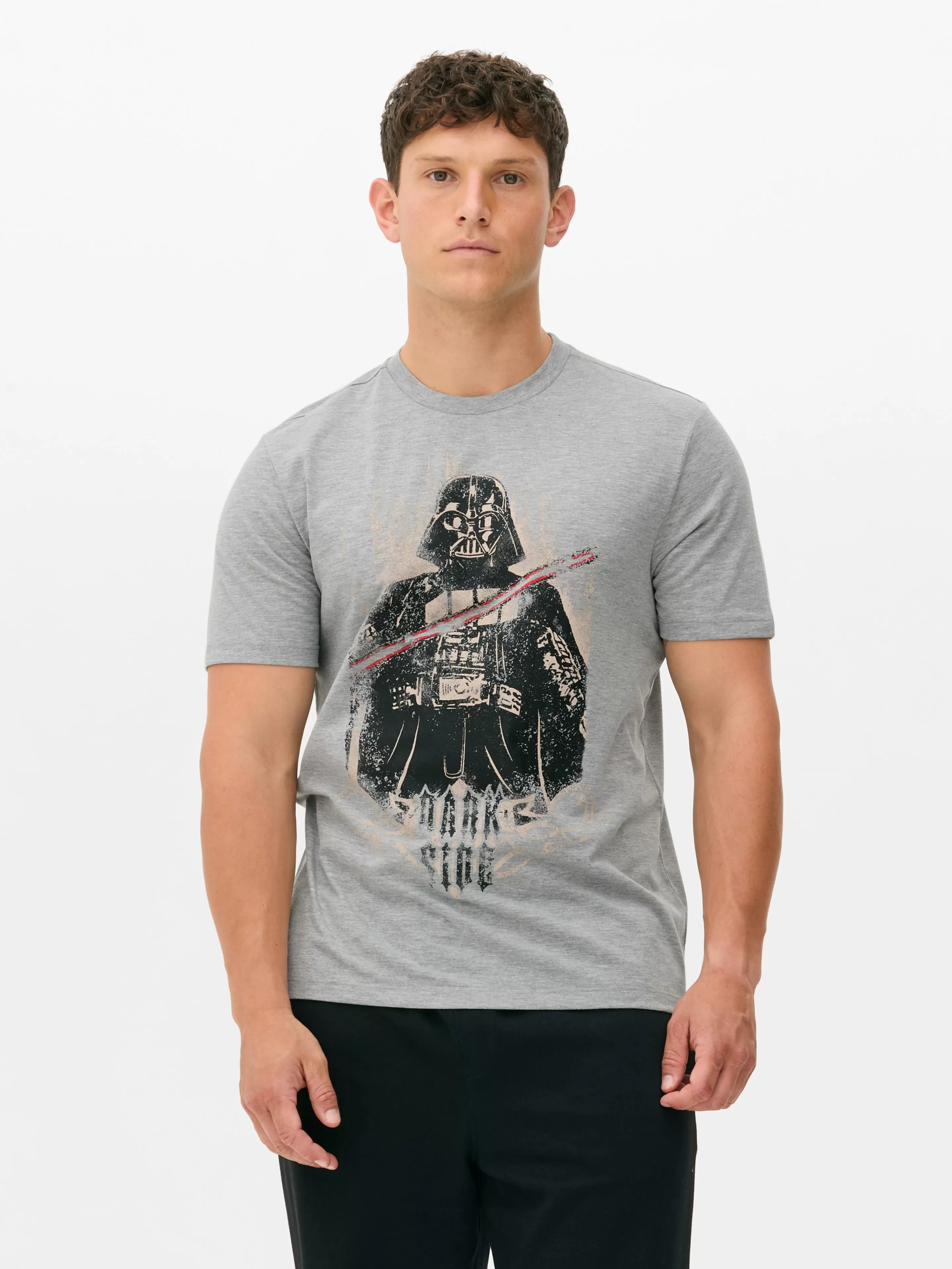 Primark Tops Und T-Shirts | „Star Wars Darth Vader“ T-Shirt Grau meliert