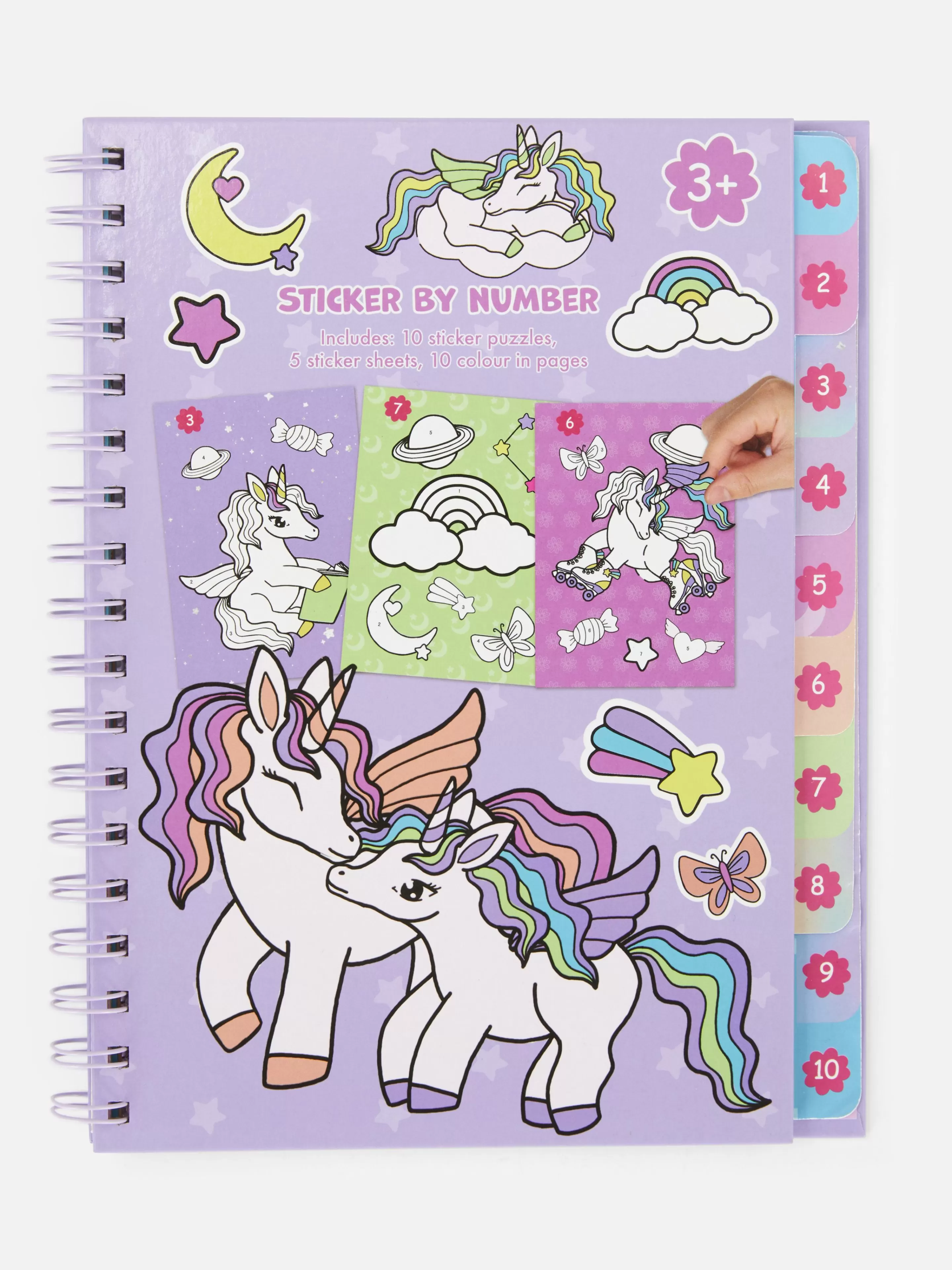 Primark Basteln Und Handarbeiten | Stickerbuch Mit Einhornmotiven Multi