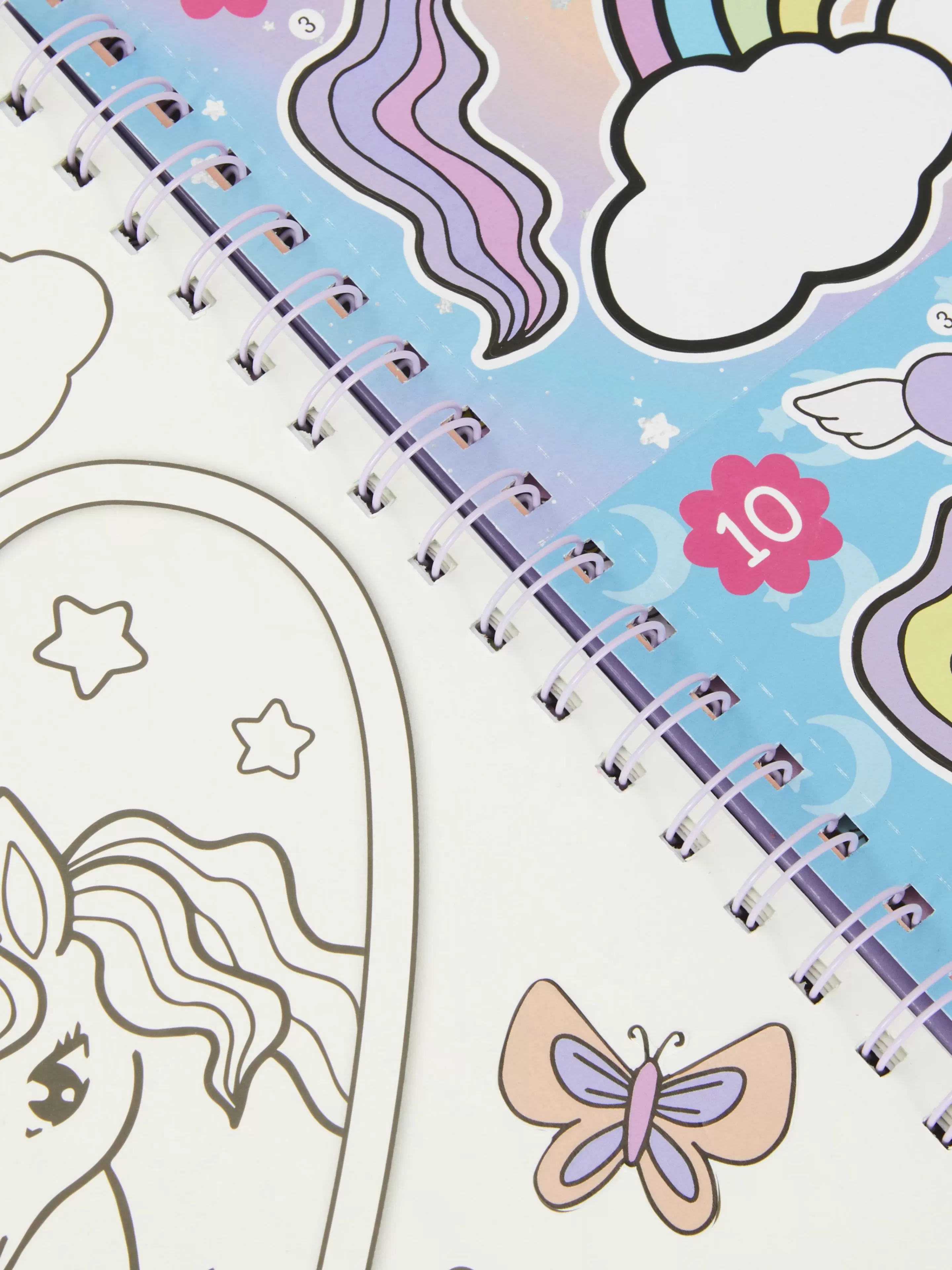 Primark Basteln Und Handarbeiten | Stickerbuch Mit Einhornmotiven Multi