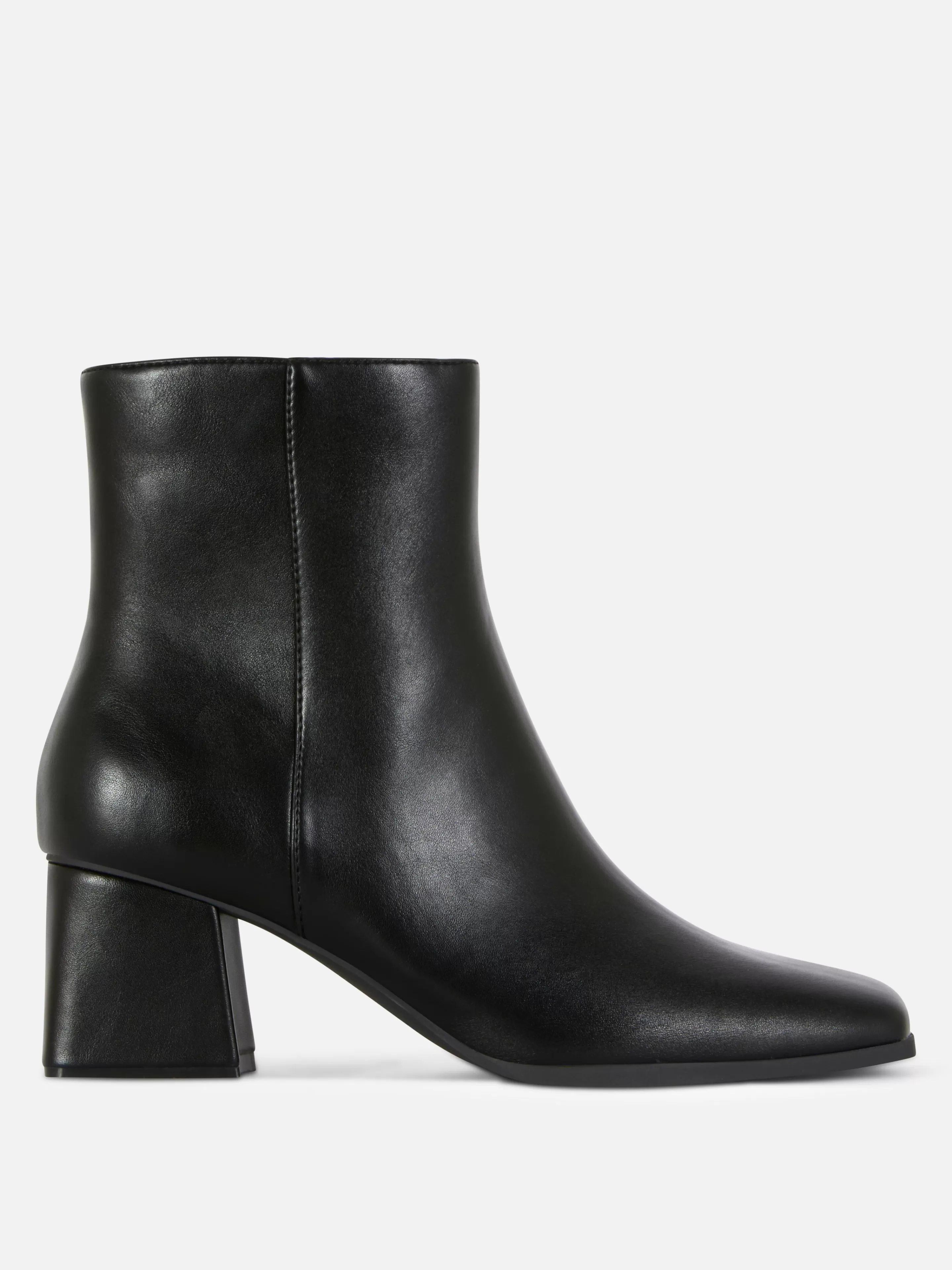 Primark Stiefel | Stiefeletten Mit Blockabsatz Schwarz