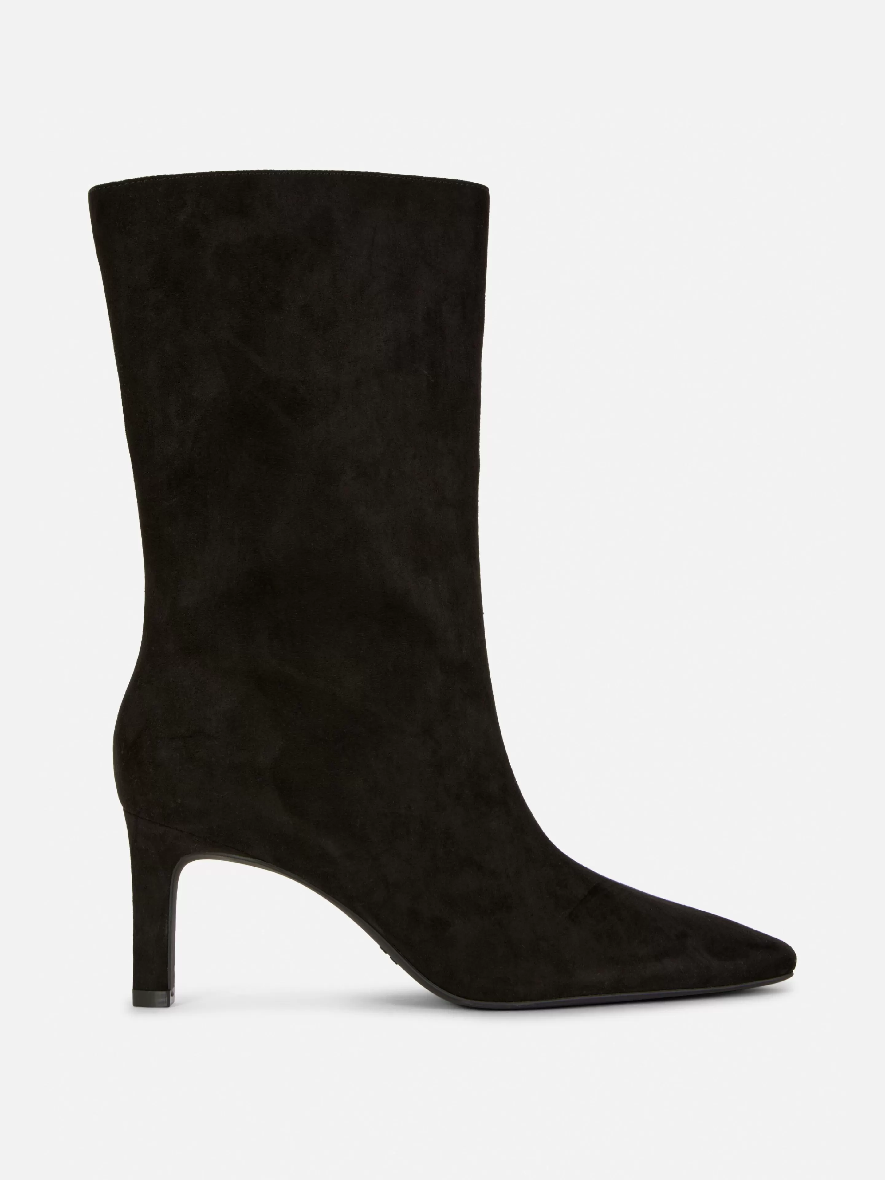 Primark Stiefel | Stiletto-Stiefel In Wildleder-Optik Schwarz