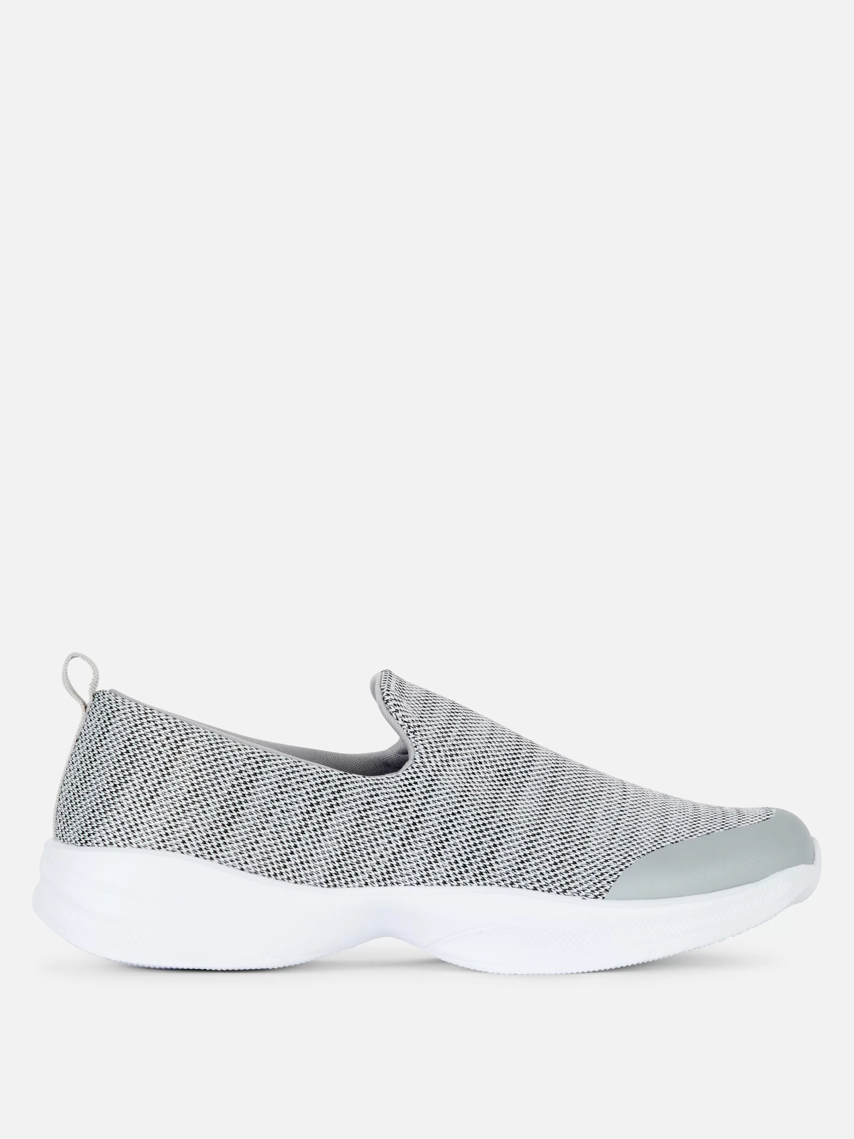 Primark Sneakers | Stoff-Slip-Ons Für Den Freizeitsport Grau