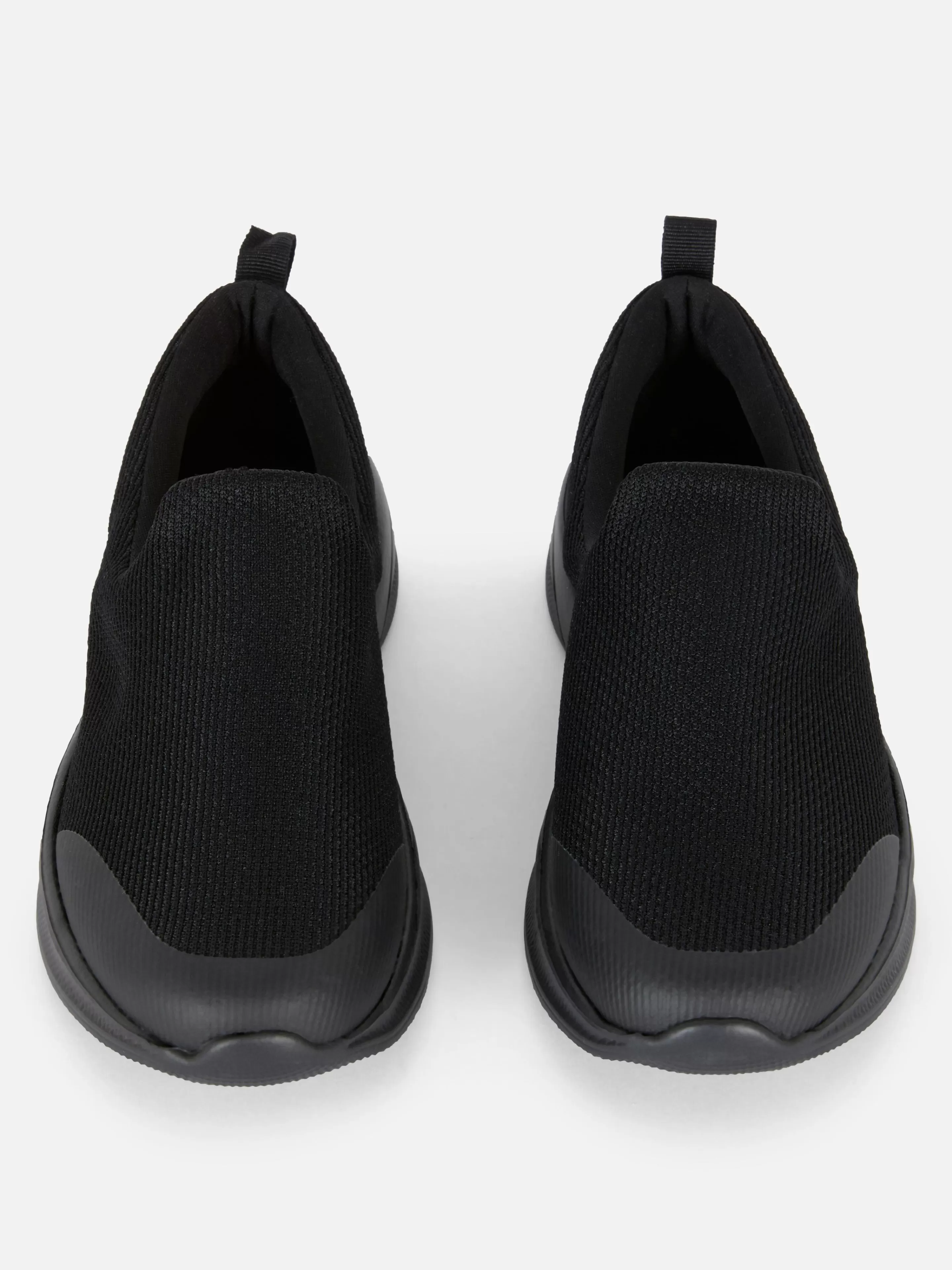 Primark Sneakers | Stoff-Slip-Ons Für Den Freizeitsport Schwarz