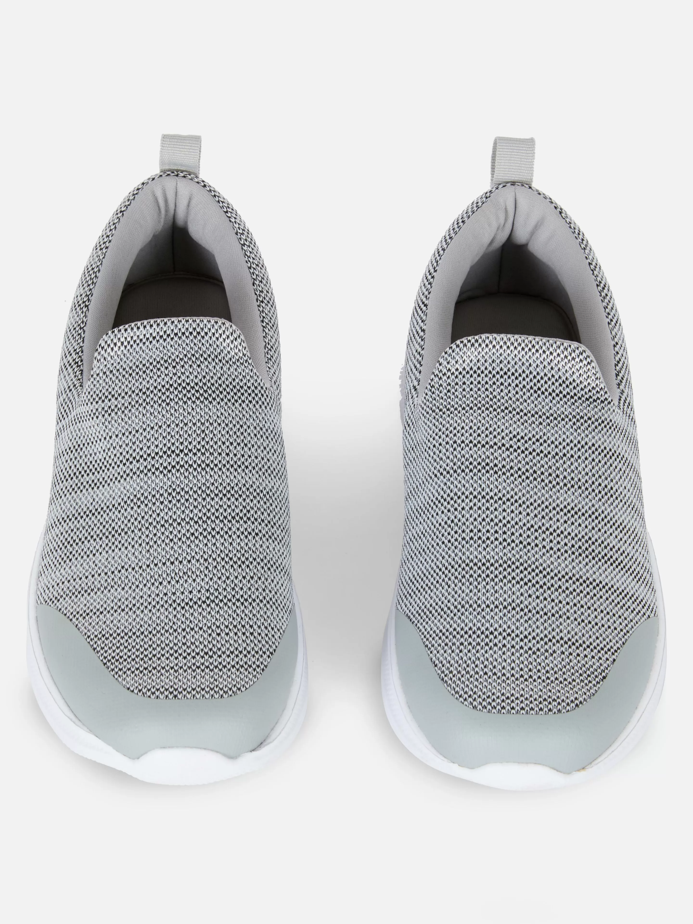 Primark Sneakers | Stoff-Slip-Ons Für Den Freizeitsport Grau