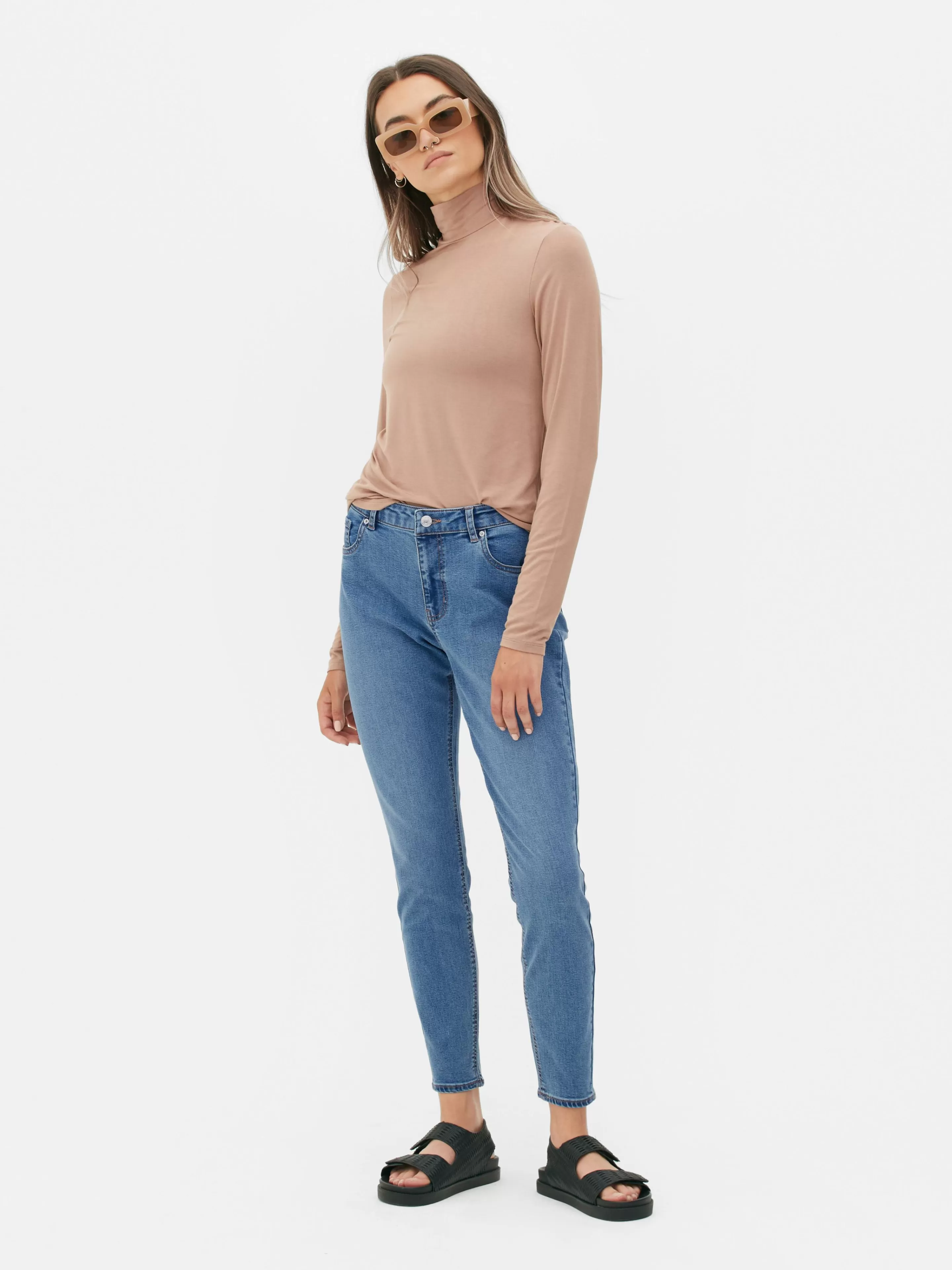 Primark Jeans | Stretch Skinny-Jeans Mittelblau