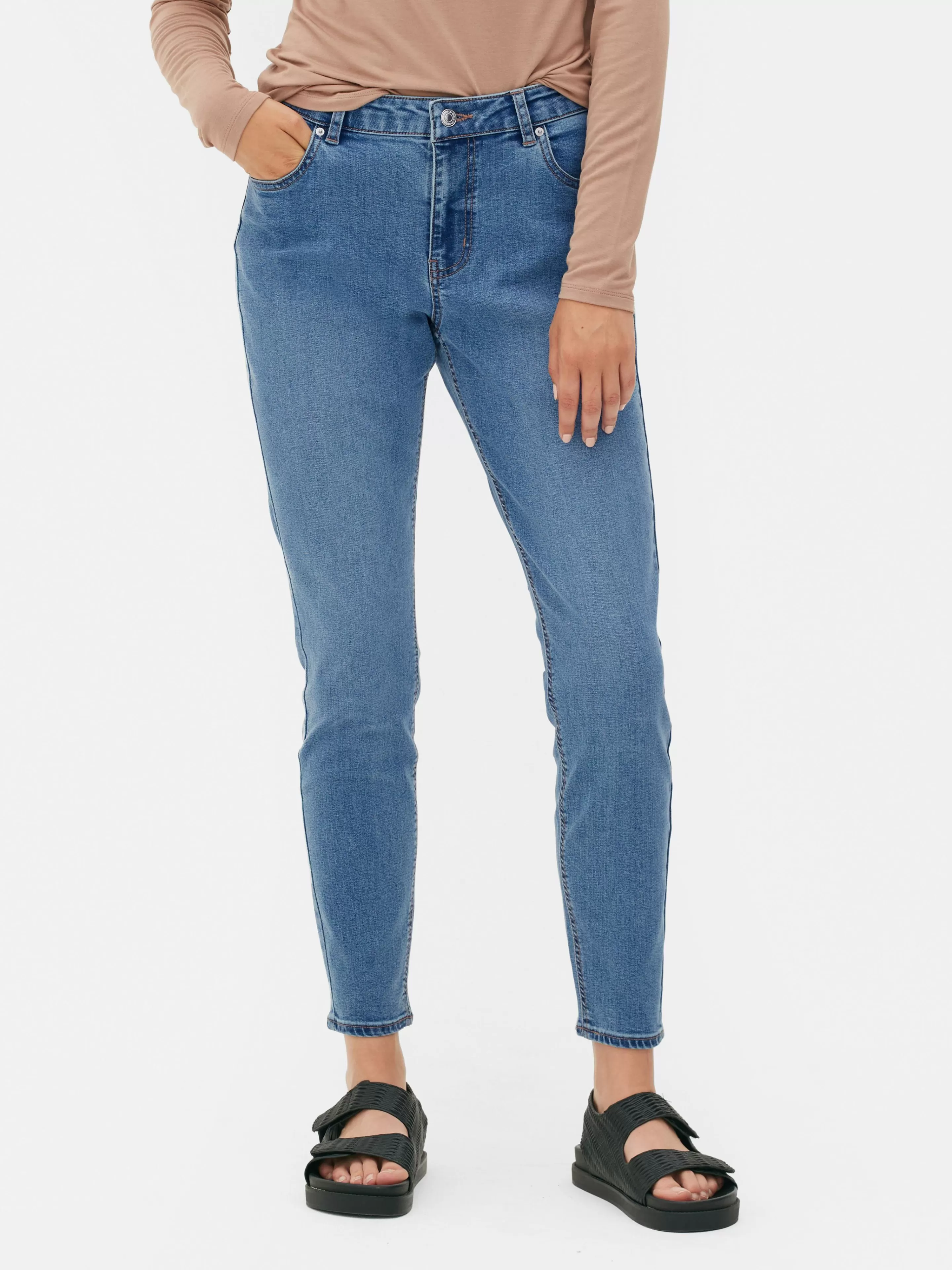 Primark Jeans | Stretch Skinny-Jeans Mittelblau