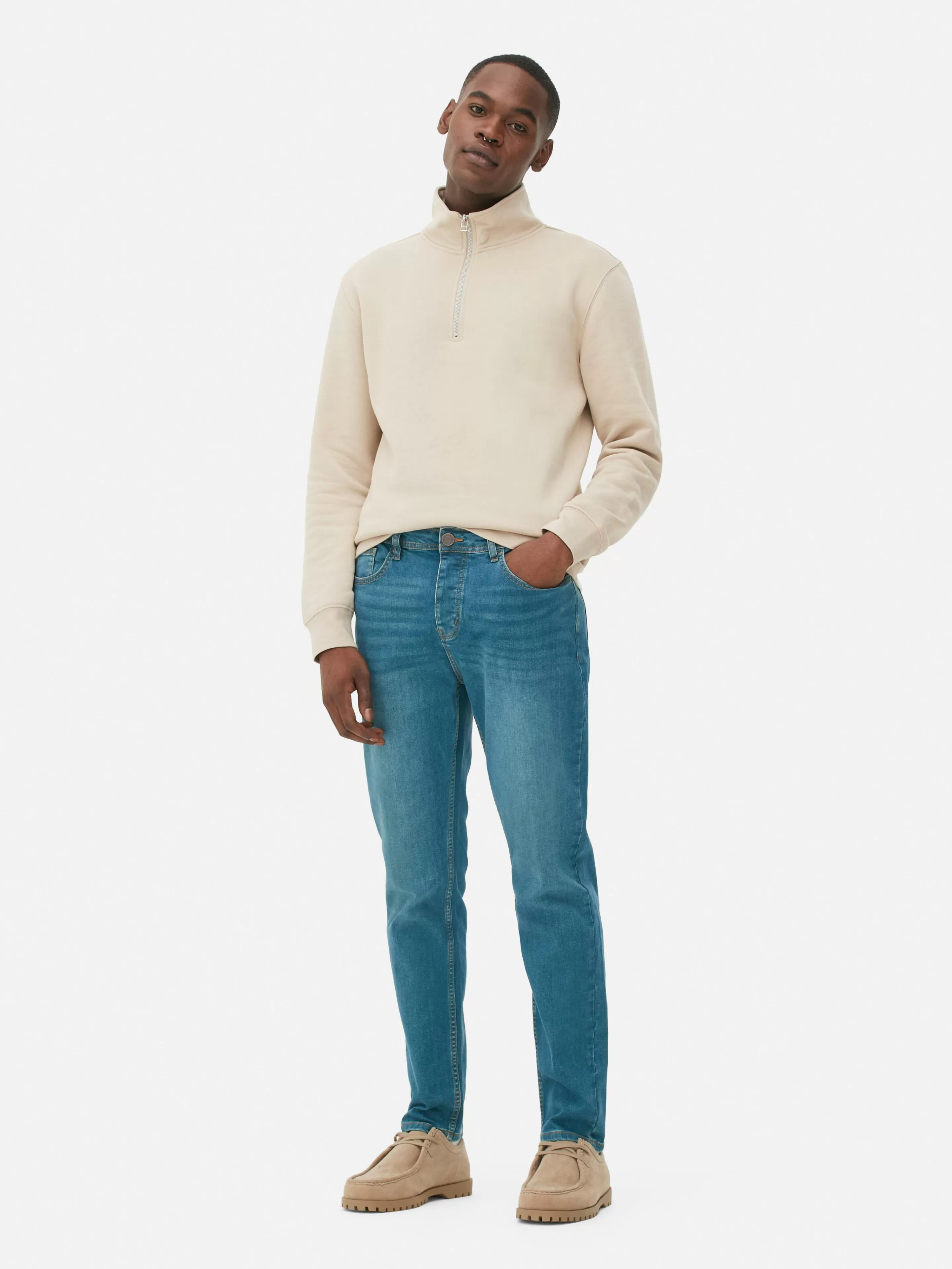 Primark Jeans | Stretch-Jeans In Enger Passform Blau