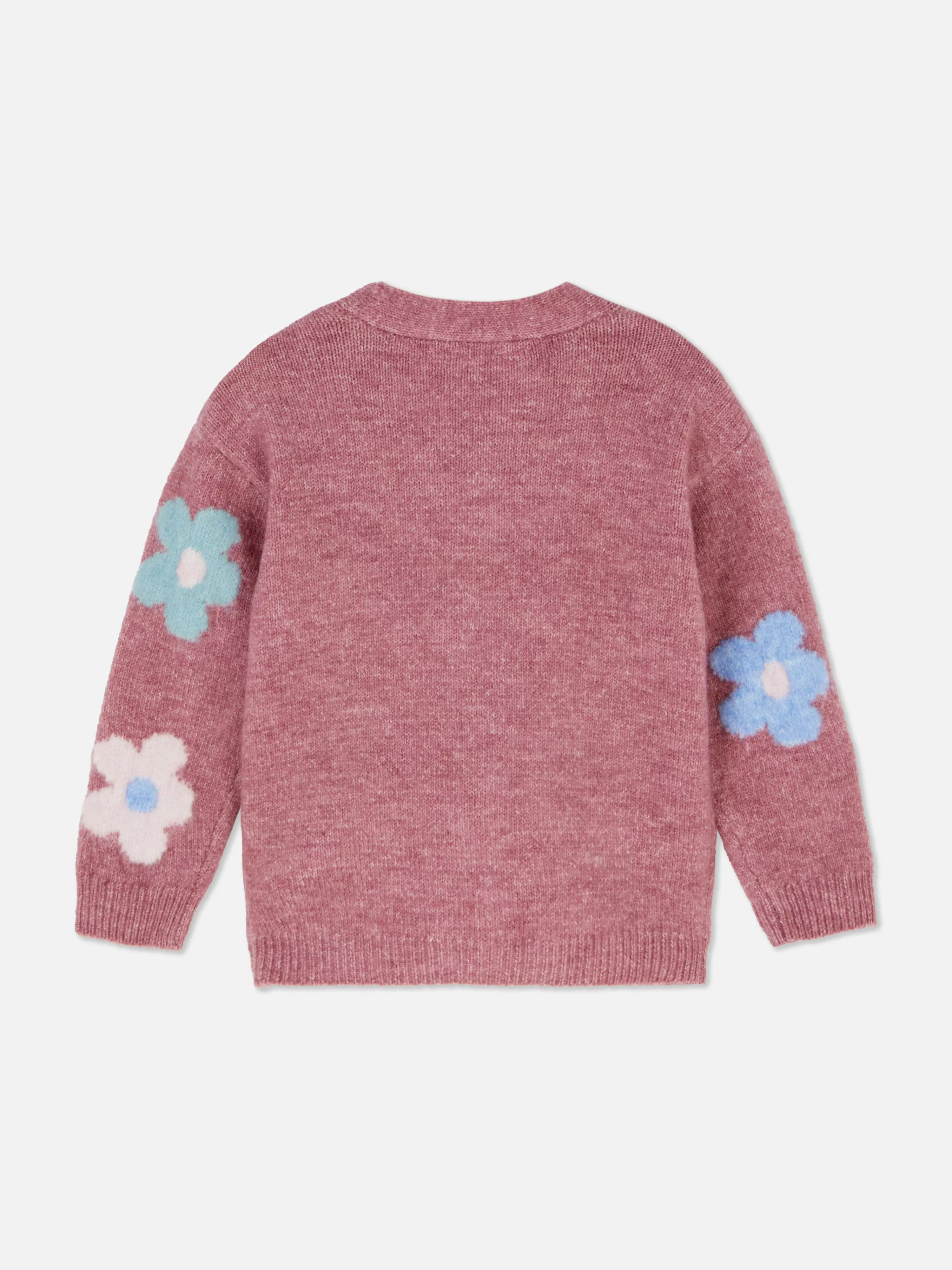 Primark Pullover Und Cardigans | Strickcardigan Mit Blumenmuster Rosa