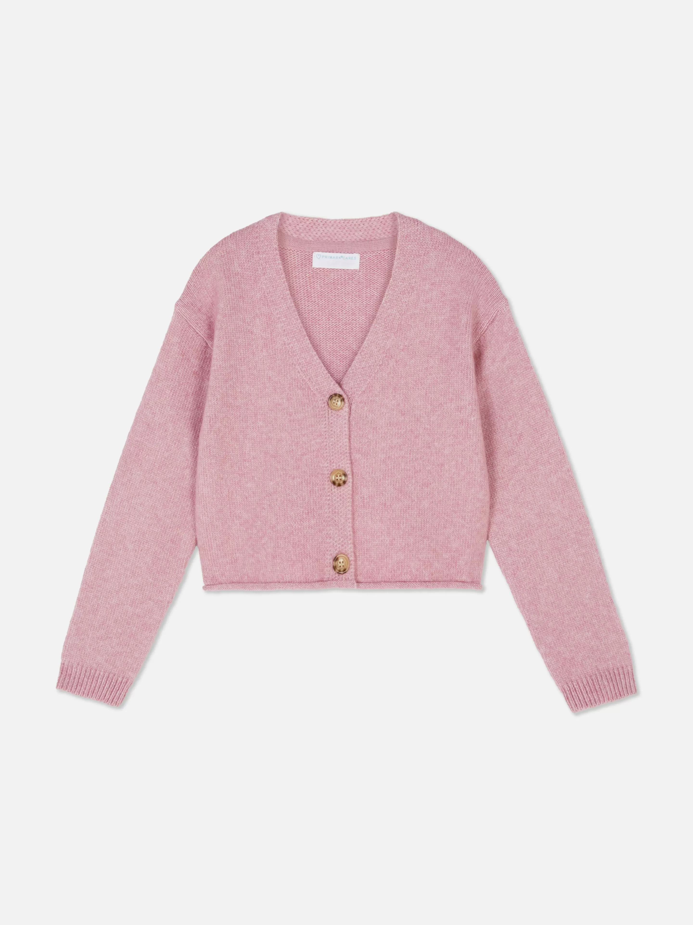 Primark Pullover Und Cardigans | Strickcardigan Mit Rollsaum Rosa