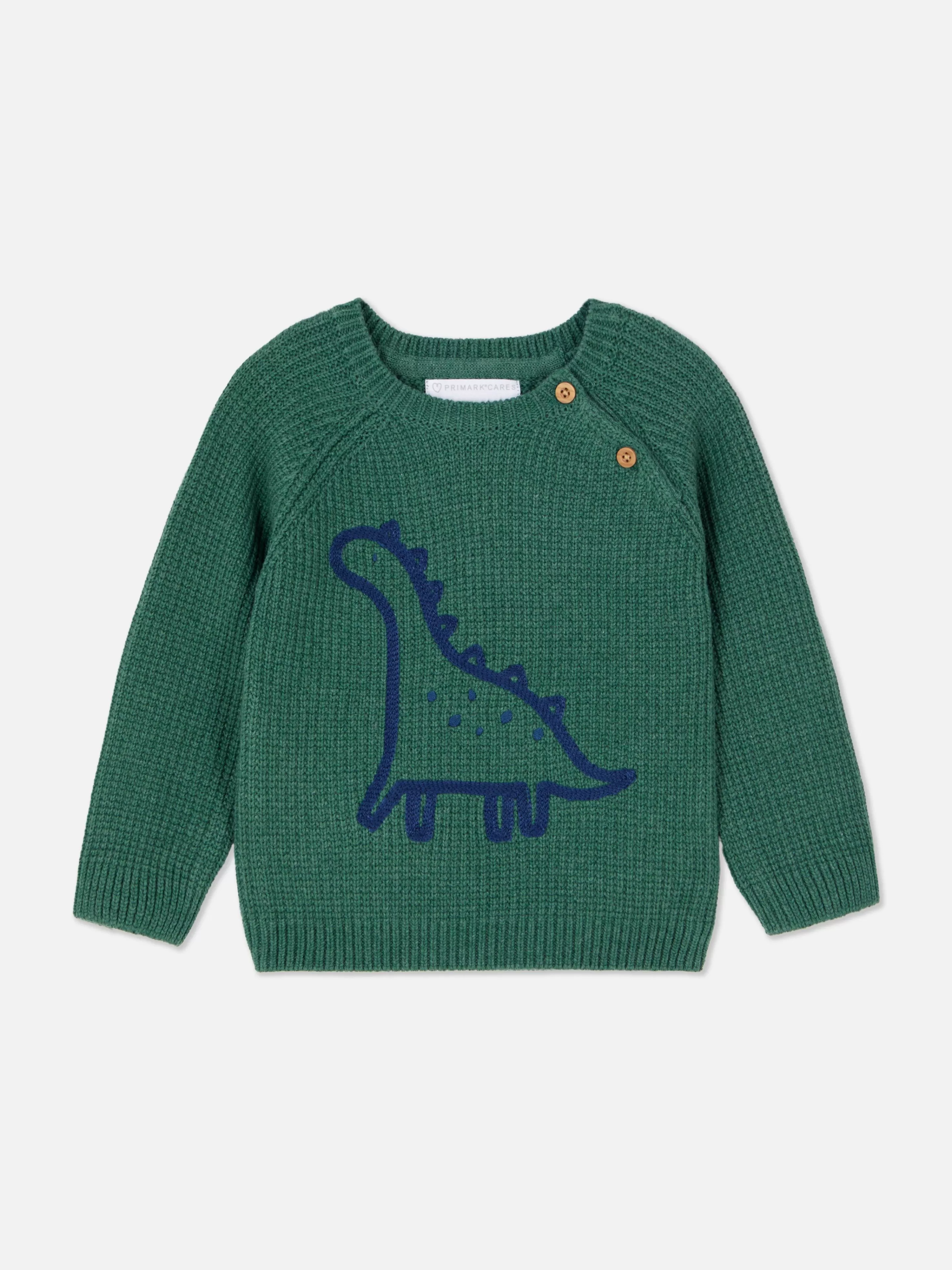 Primark Pullover Und Cardigans | Strickpullover Mit Dinosaurier-Design Grün