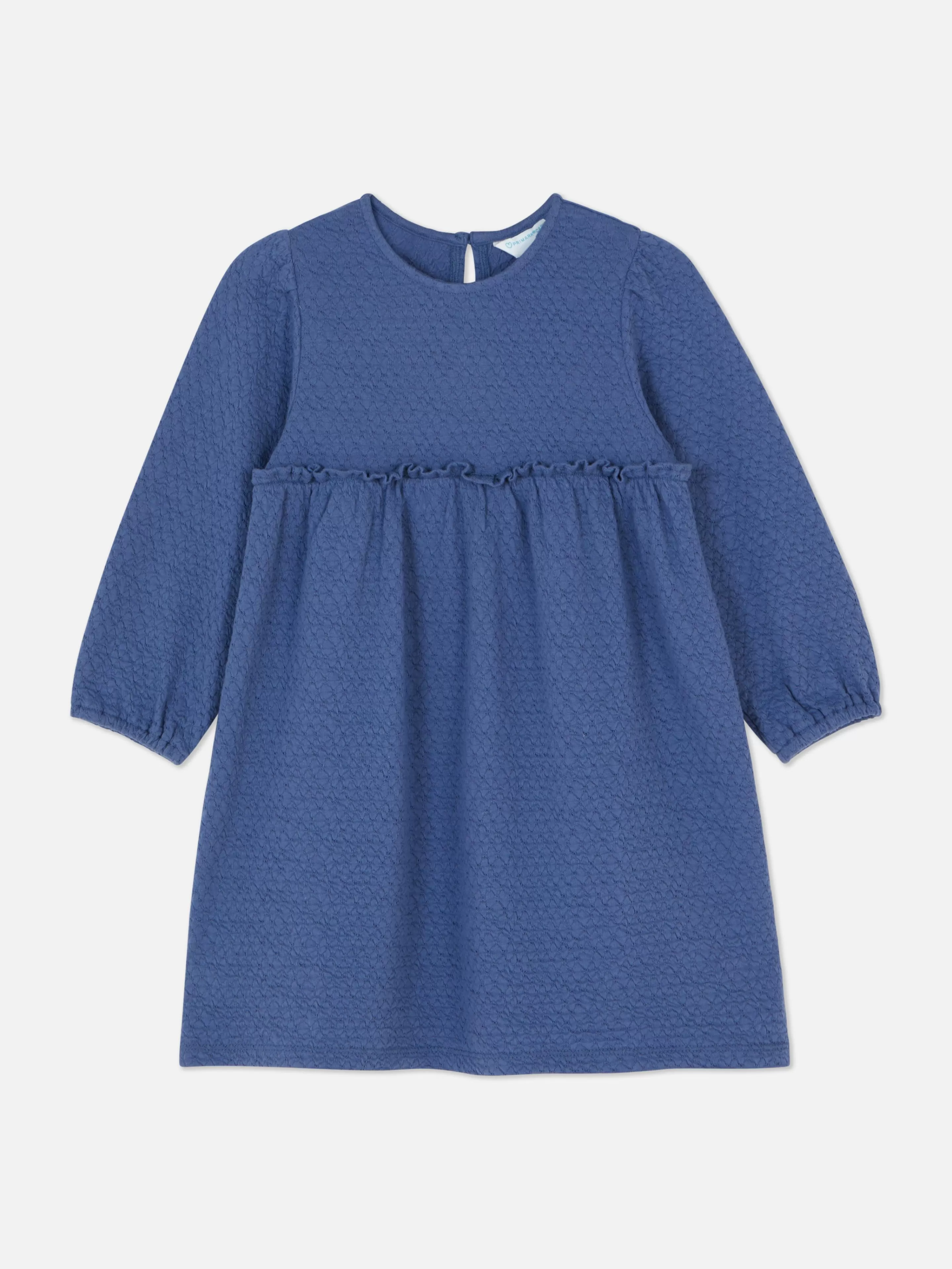 Primark Kleider | Strukturiertes Jerseykleid Blau