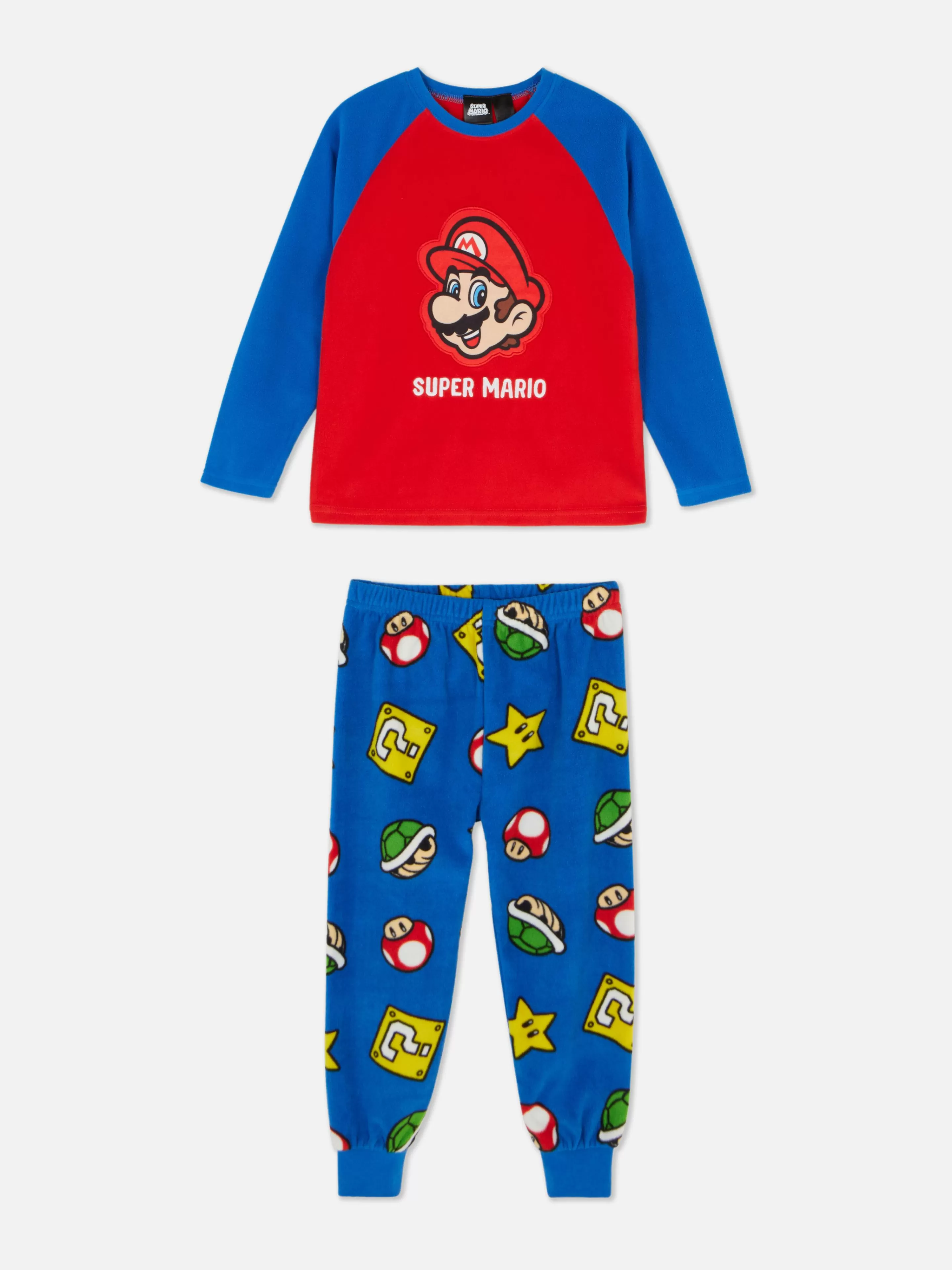 Primark Schlafanzüge Und Nachtwäsche | „Super Mario“ Fleece-Schlafanzug Rot