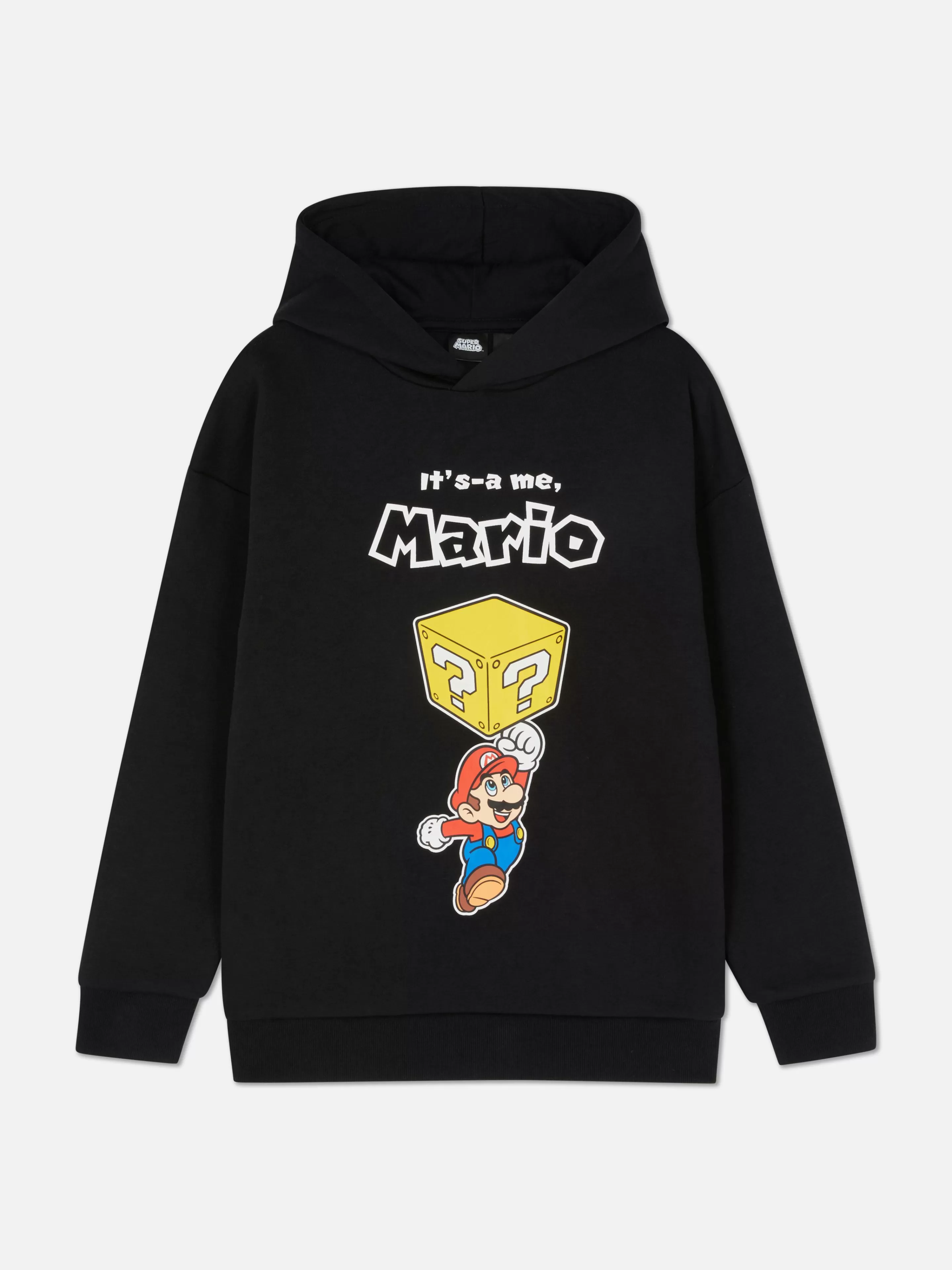 Primark Hoodies Und Sweatshirts | „Super Mario Mauerblock“ Hoodie Schwarz