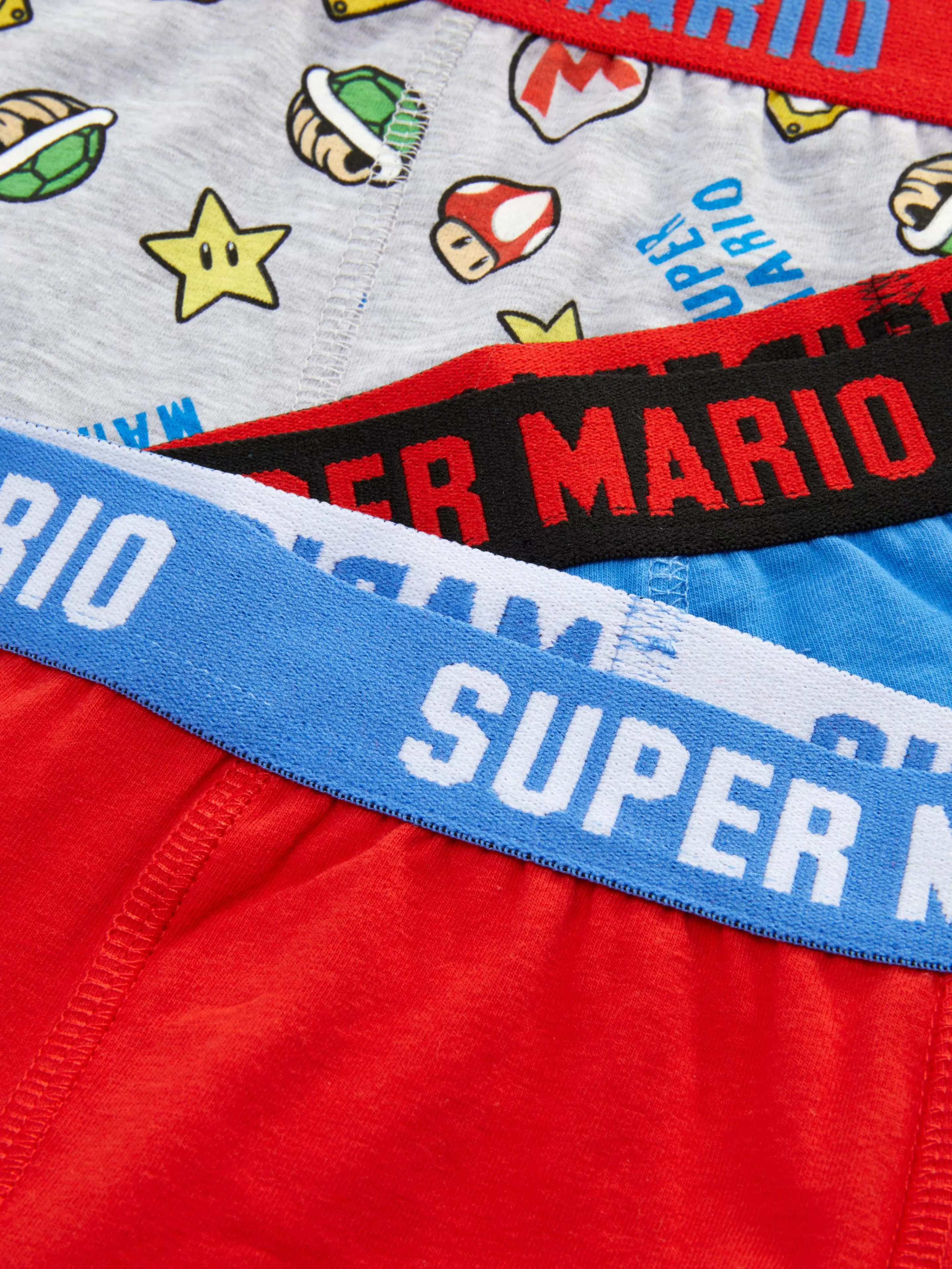 Primark Unterwäsche | „Super Mario“ Unterhosen, 3er-Pack Multi