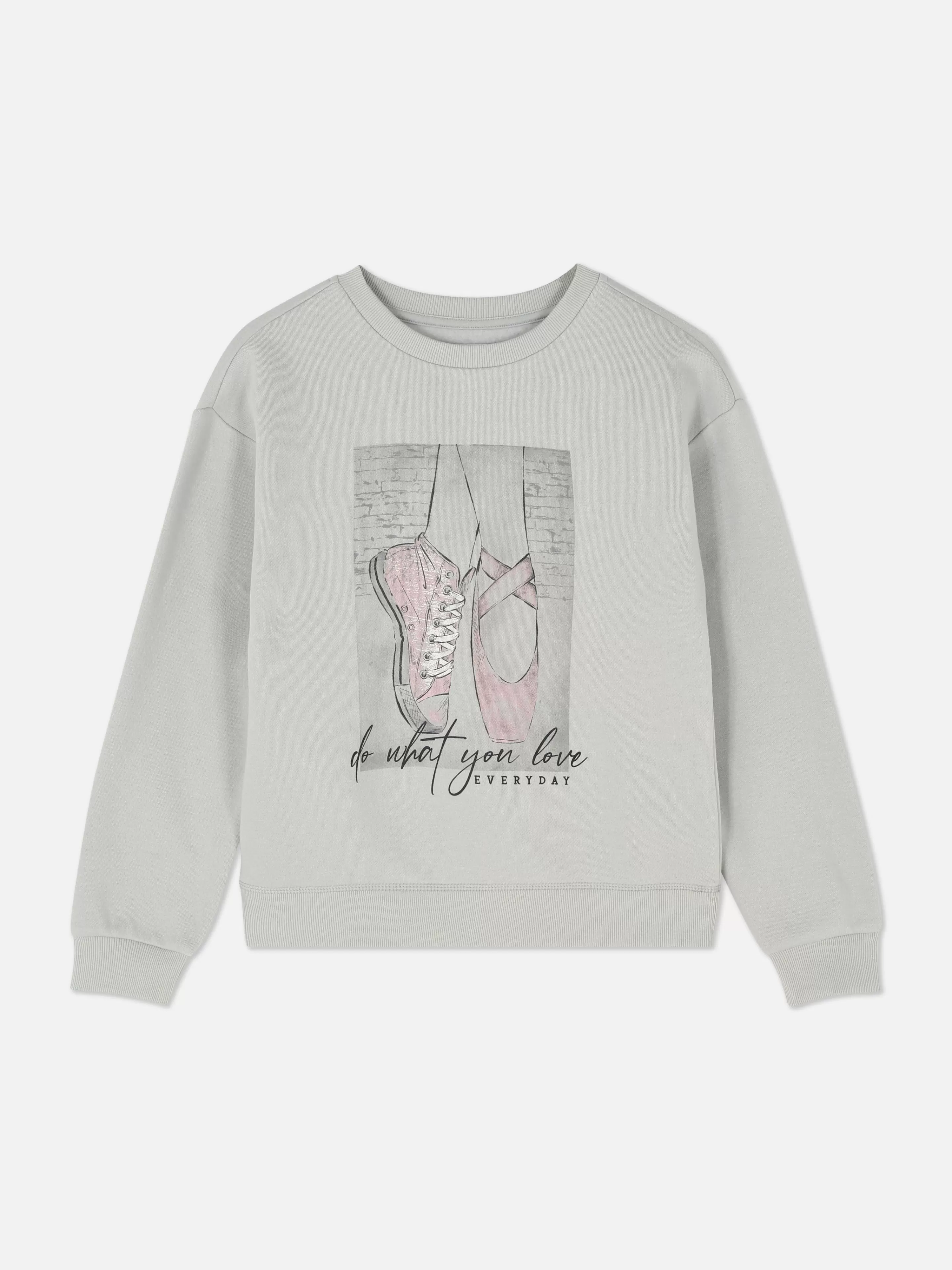 Primark Hoodies Und Sweatshirts | Sweatshirt Mit Rundhalsausschnitt Grau