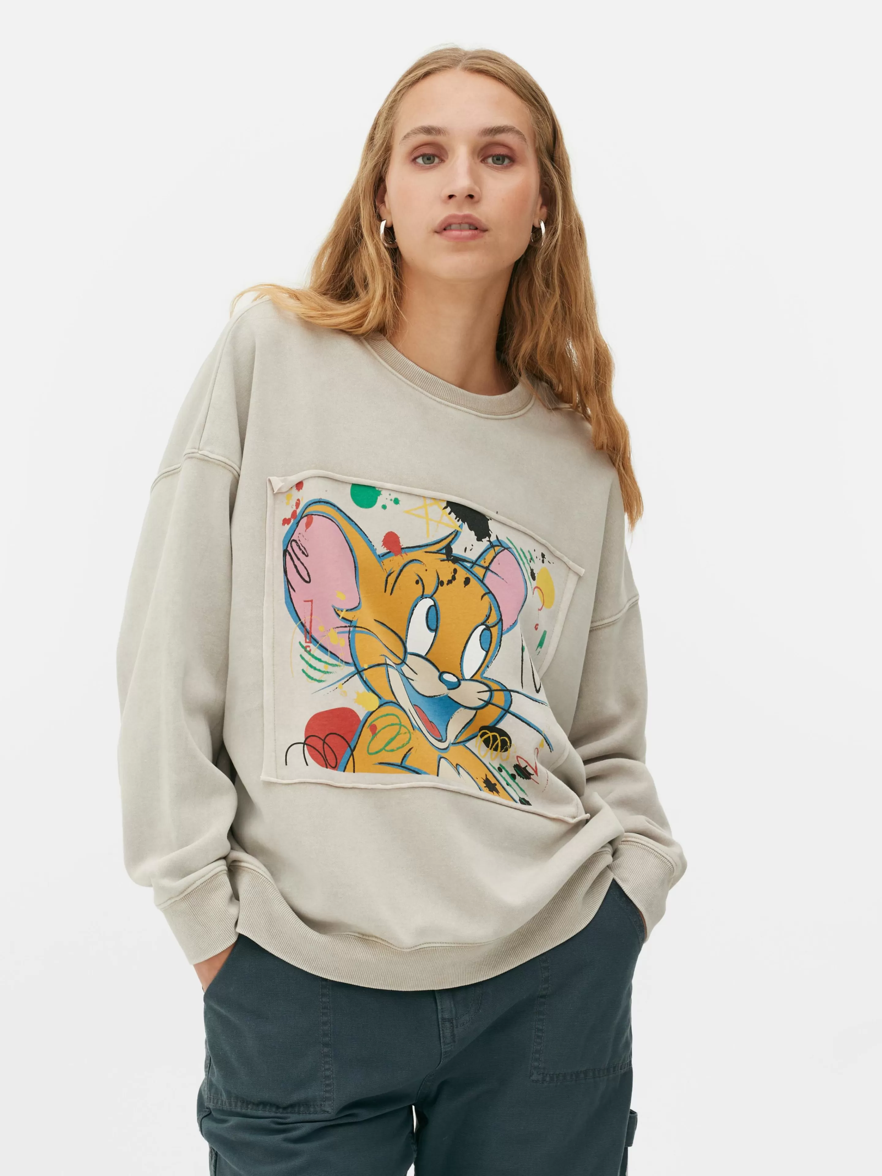 Primark Hoodies Und Sweatshirts | „Tom Und Jerry“ Kombi-Sweatshirt Beige