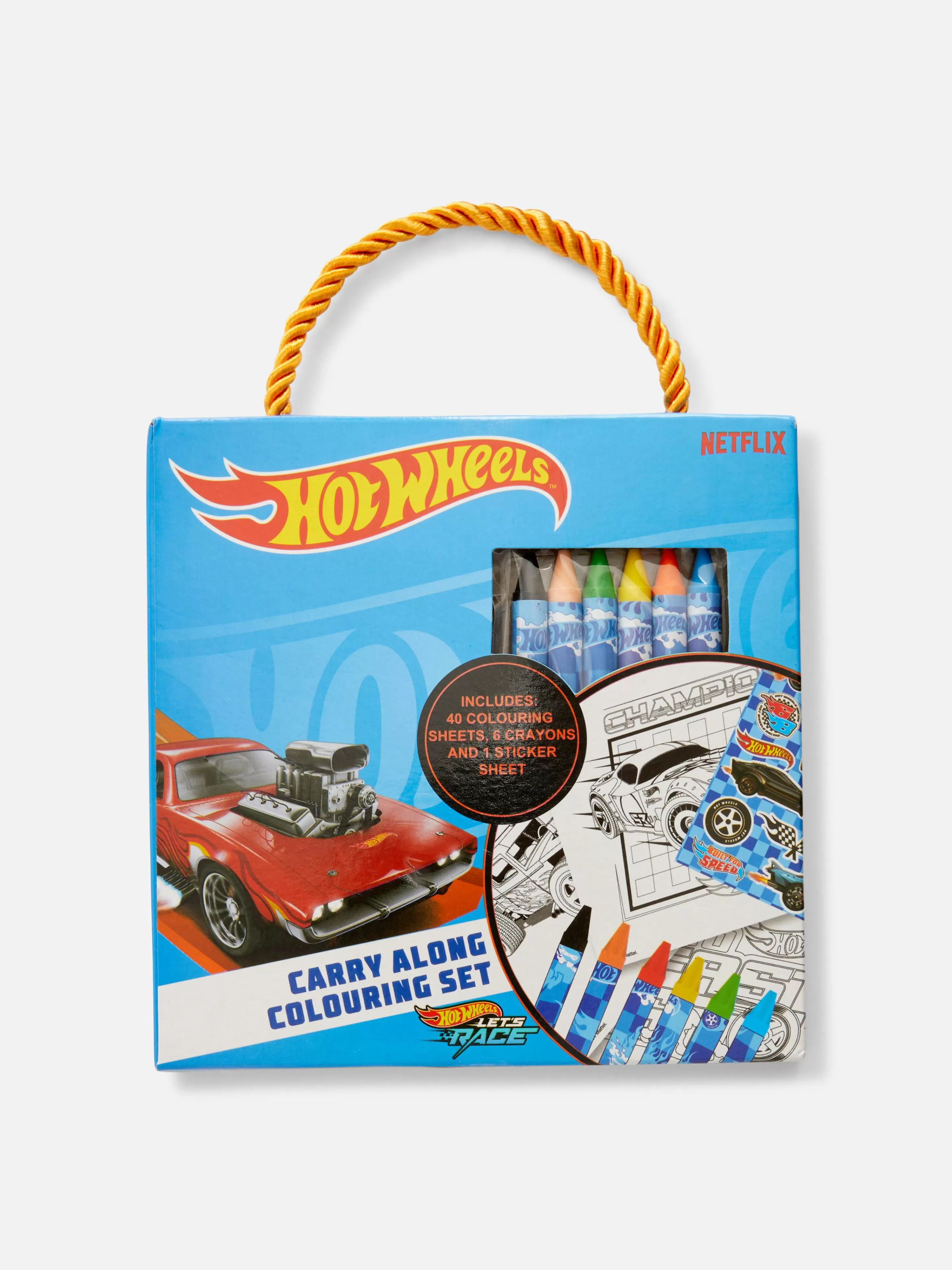 Primark Basteln Und Handarbeiten | Tragbares „Hot Wheels“ Malset Blau