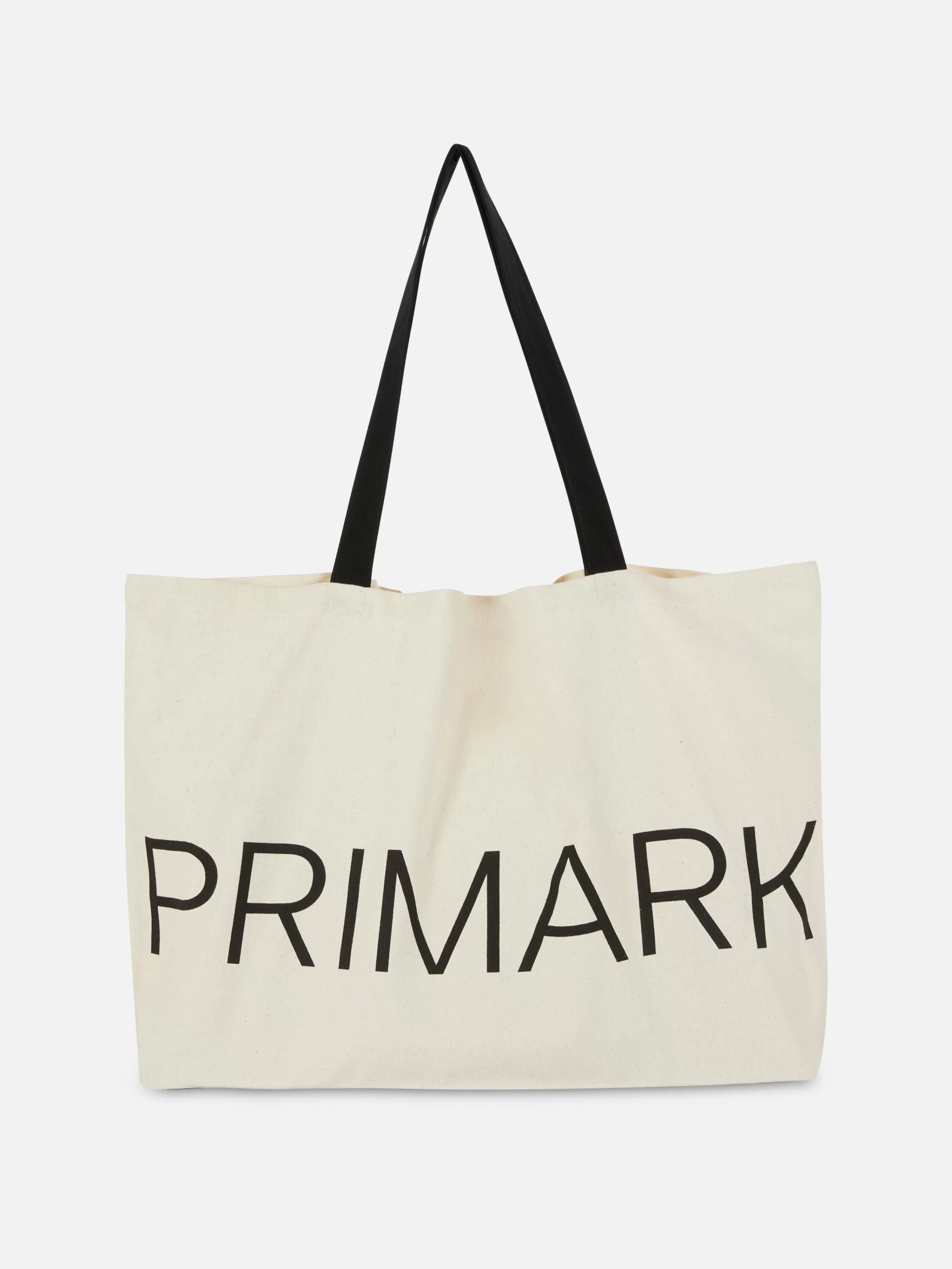 Primark Taschen Und Portemonnaies | Tragetasche Aus Canvas Mit -Grafik Naturfarben