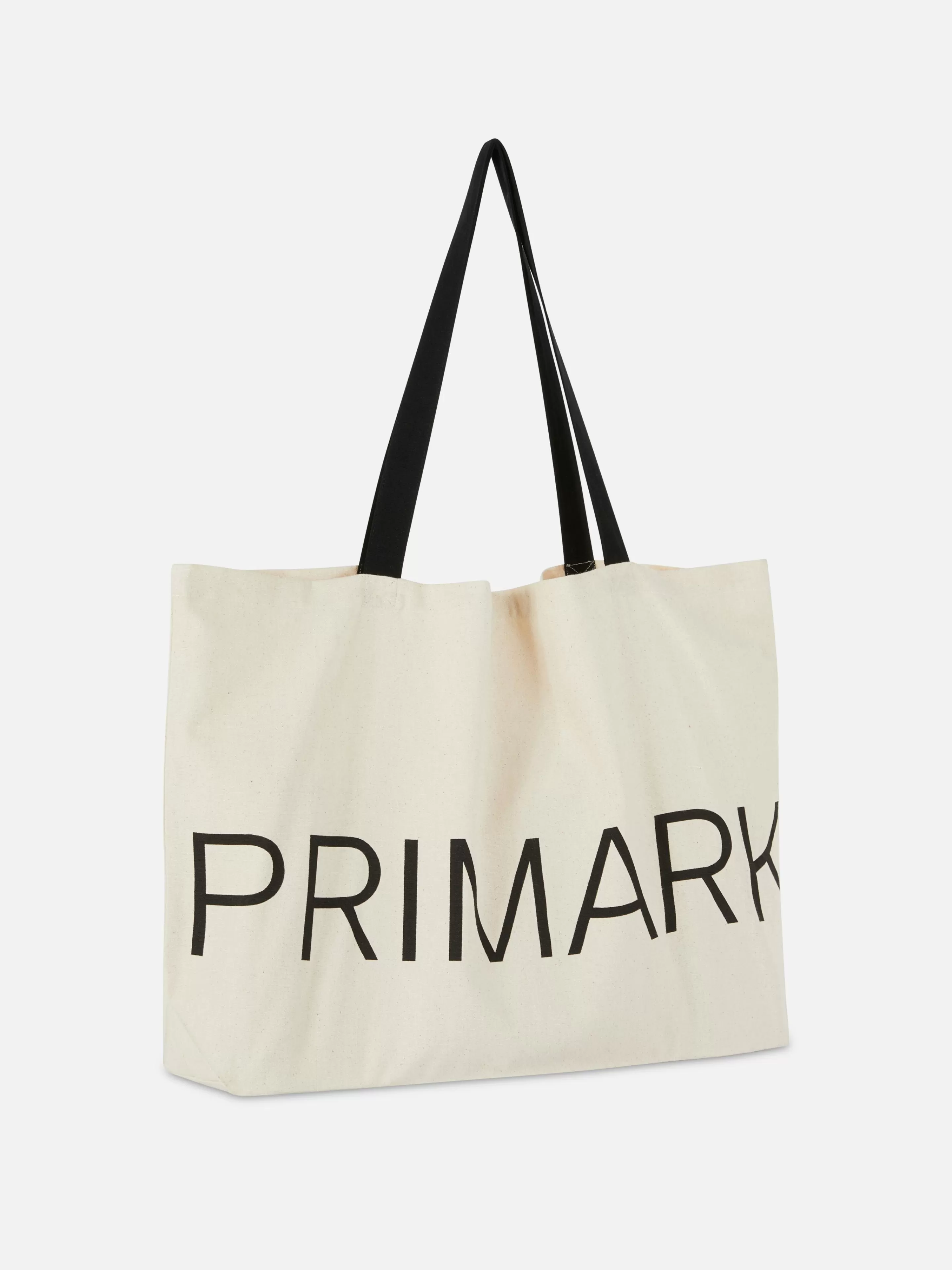 Primark Taschen Und Portemonnaies | Tragetasche Aus Canvas Mit -Grafik Naturfarben