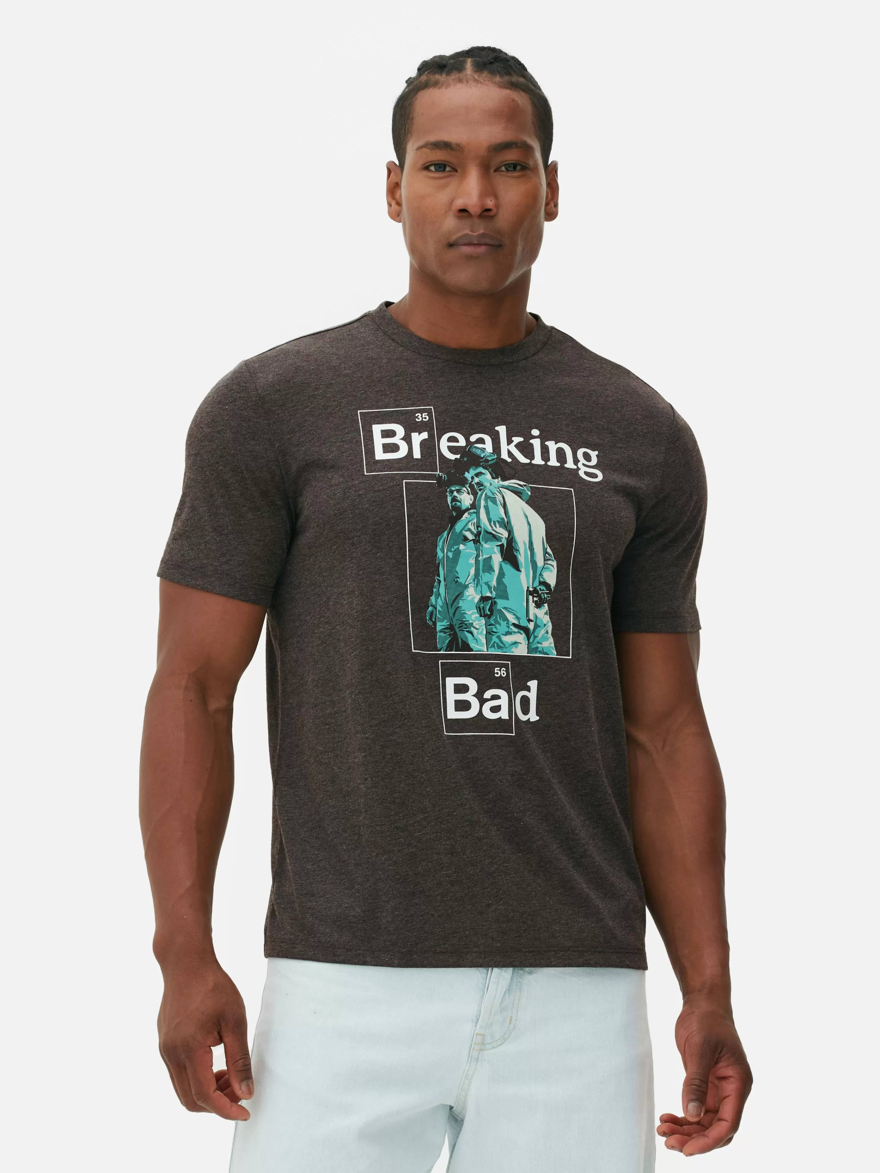 Primark Grafik-T-Shirts Und -Sweatshirts | Tops Und T-Shirts | T-Shirt Mit „Breaking Bad“-Grafik Grau