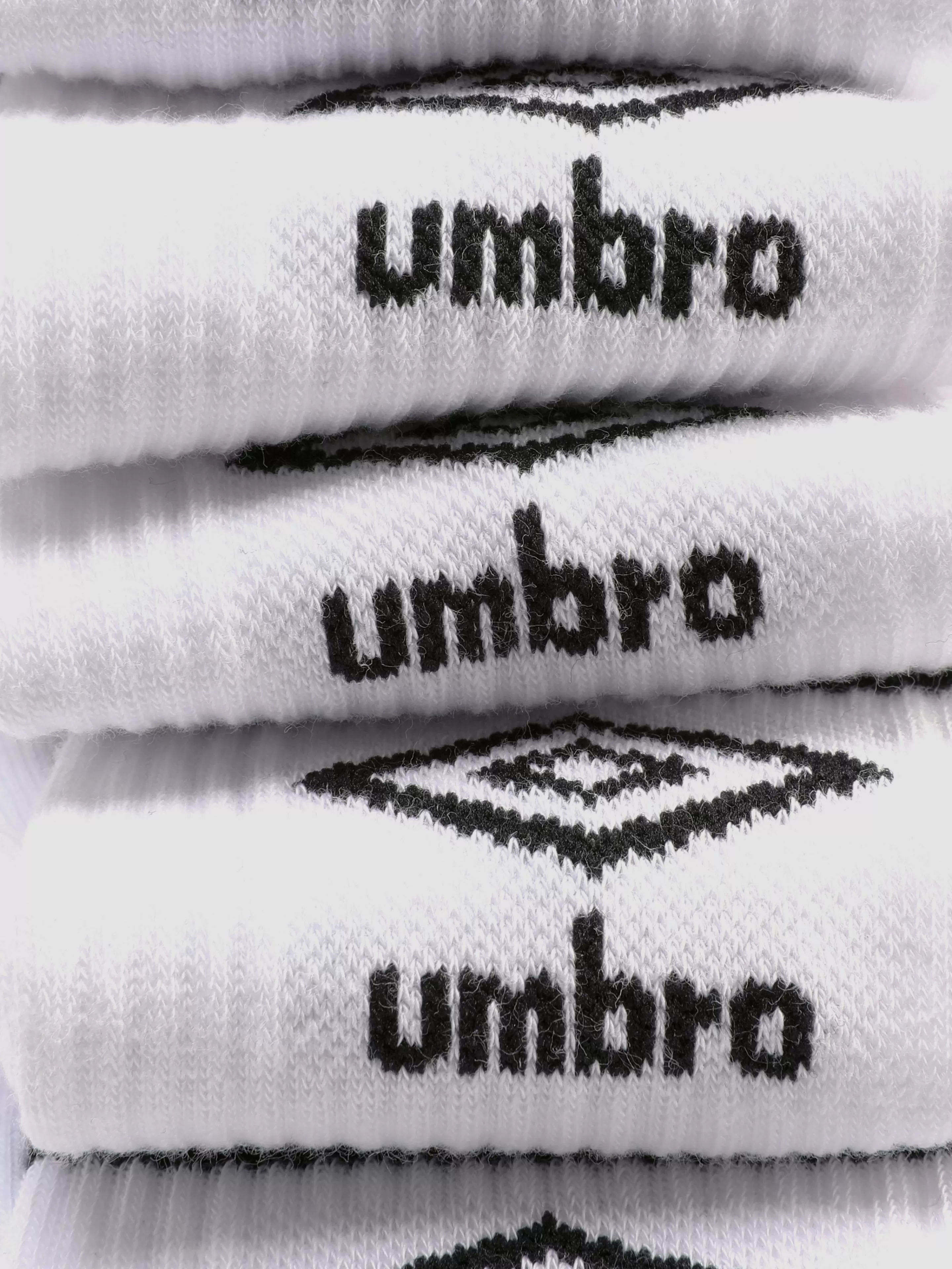 Primark Socken | „Umbro“ Sportsocken, 5er-Pack Weiß