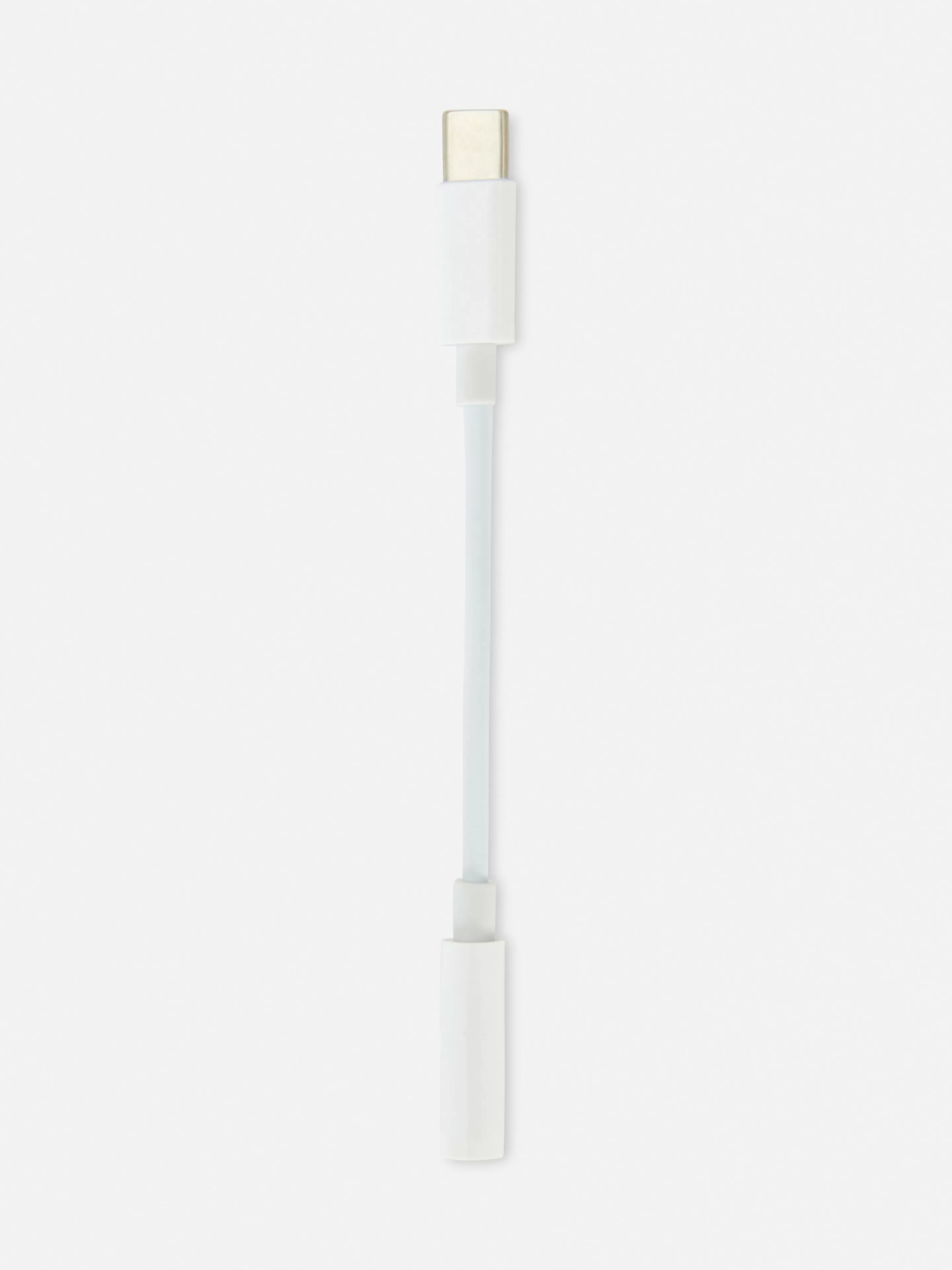 Primark Ladegeräte | USB-C-Adapterkabel Für Audioanschlüsse Weiß