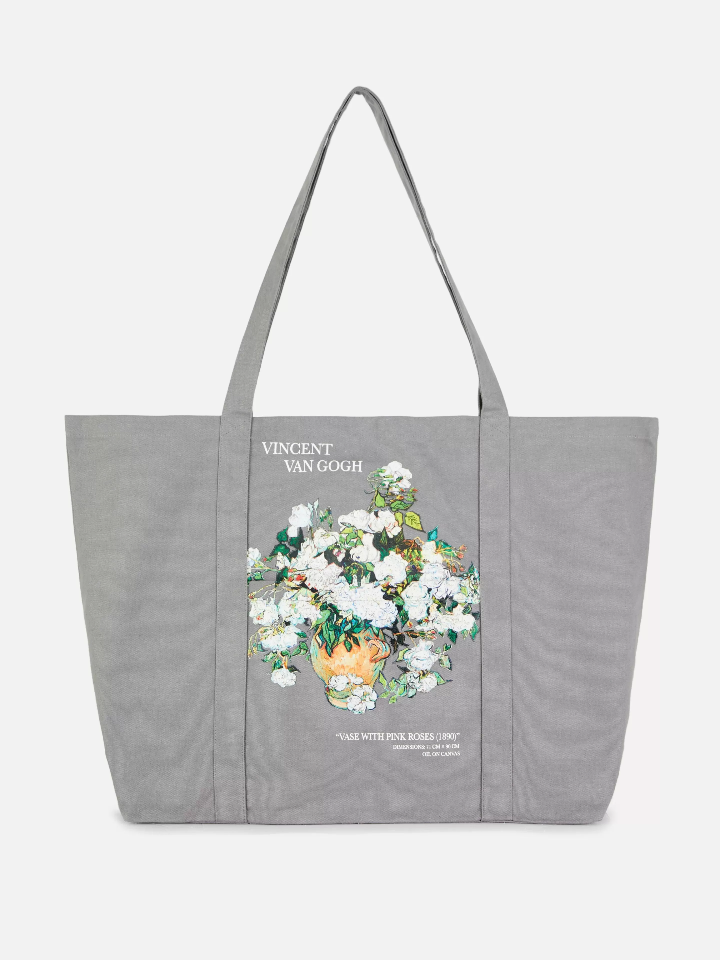 Primark Reiseaccessoires | „Vincent Van Gogh“ XL-Tragetasche Grau