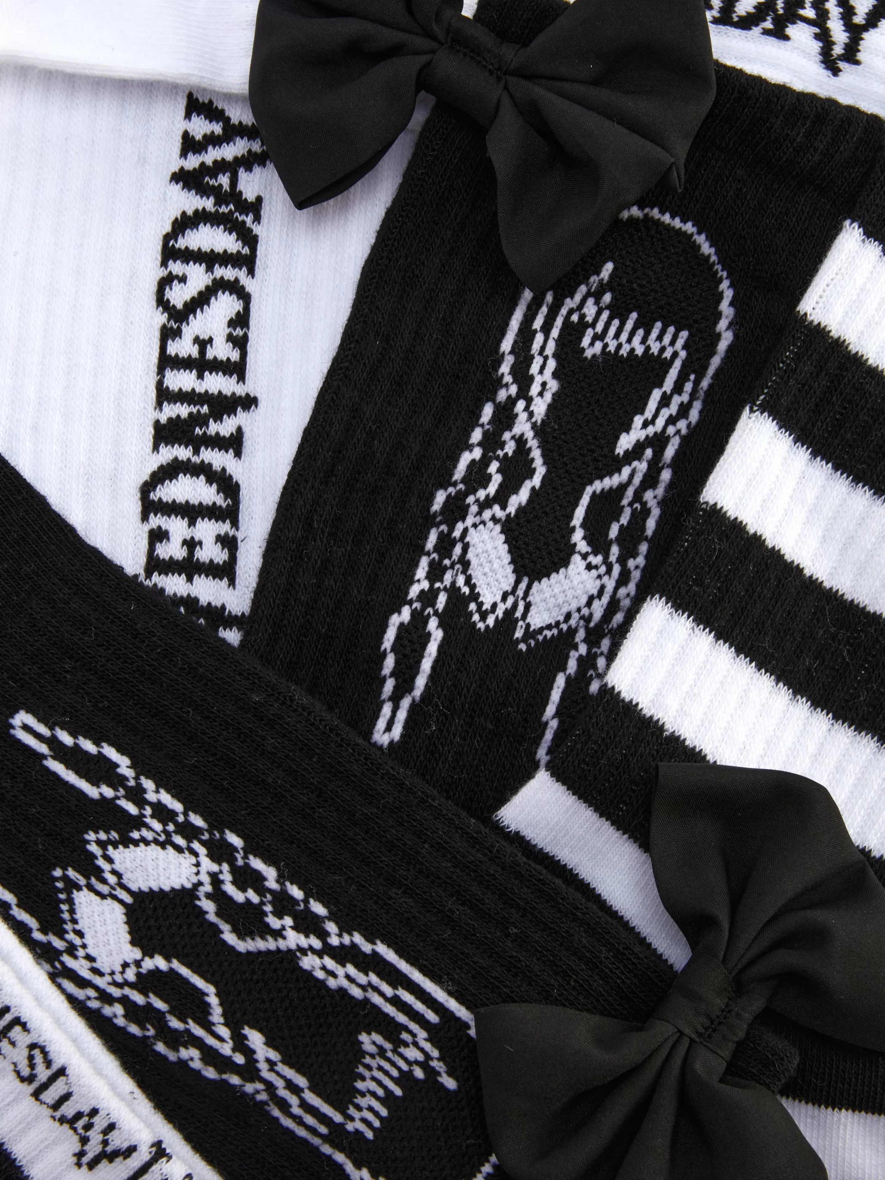 Primark Halloween Alle | Socken | „Wednesday Addams“ Crew-Socken, 3er-Pack Schwarz