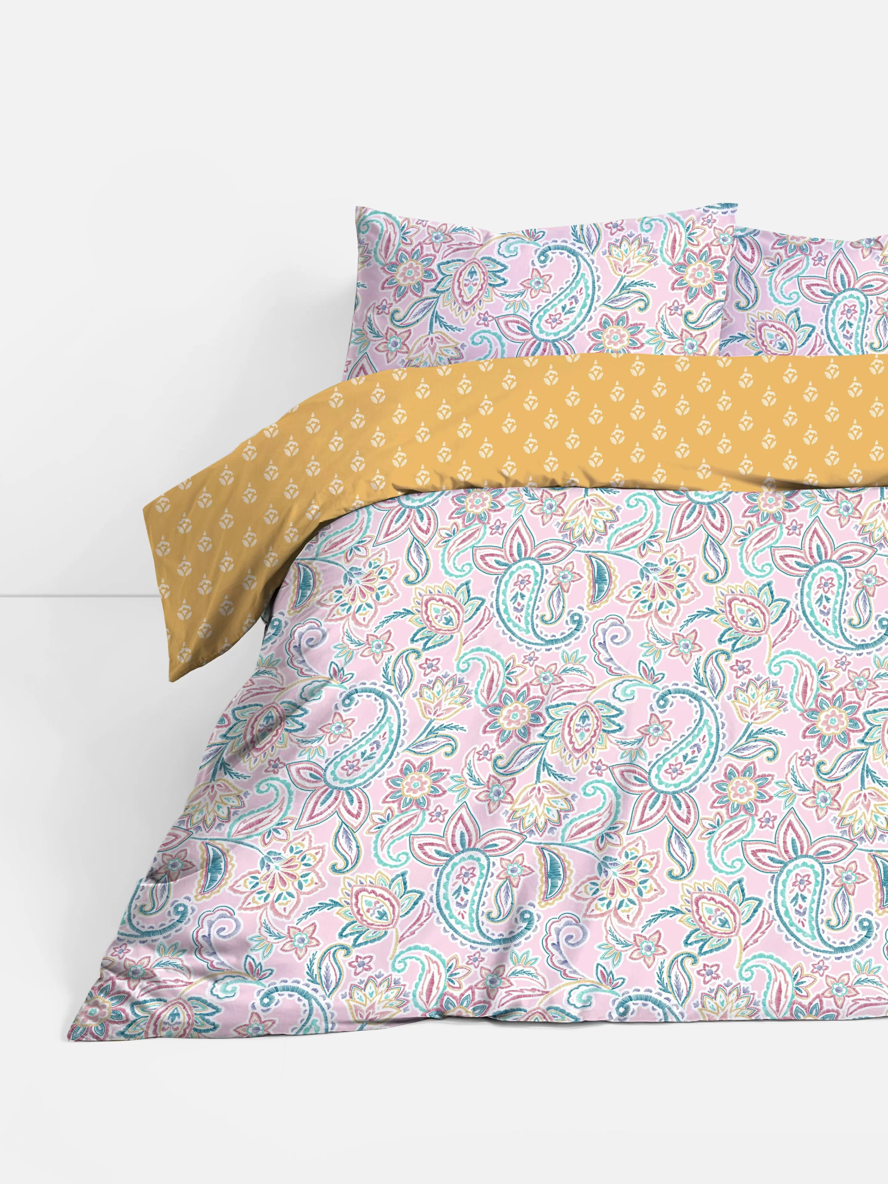 Primark Bettwäsche Und Sets | Wendebettwäsche Mit Paisleymuster, Doppelbett Grün