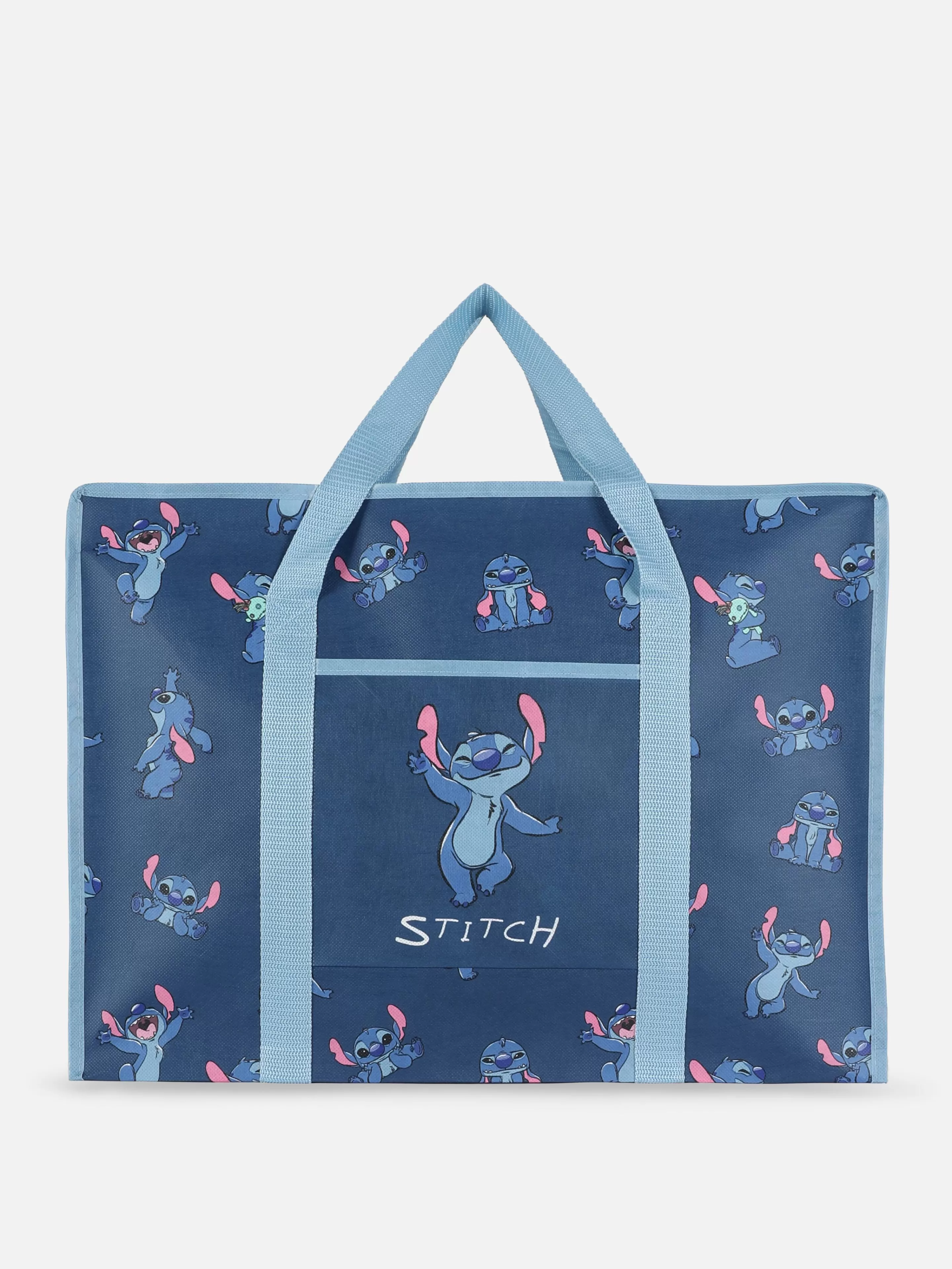 Primark Taschen Und Portemonnaies | Wiederverwendbare „Disney Stitch“ Aufbewahrungstasche Marineblau