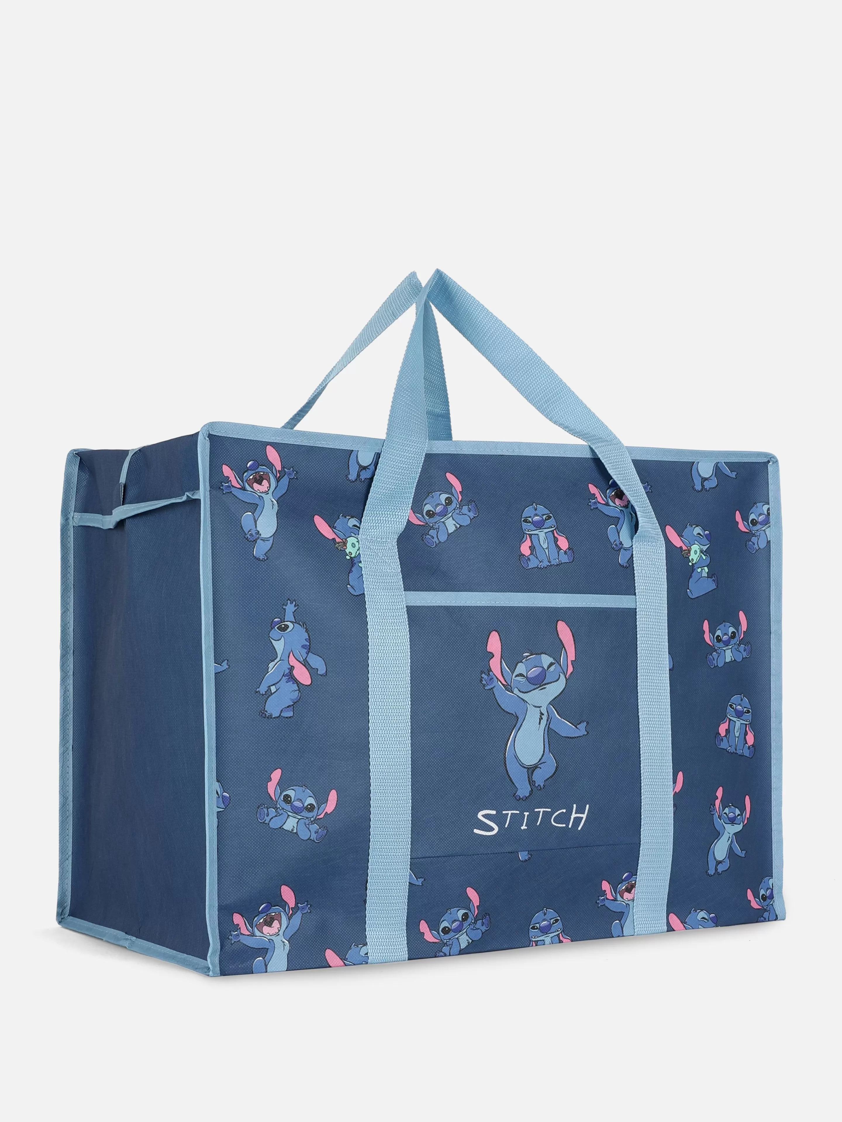 Primark Taschen Und Portemonnaies | Wiederverwendbare „Disney Stitch“ Aufbewahrungstasche Marineblau