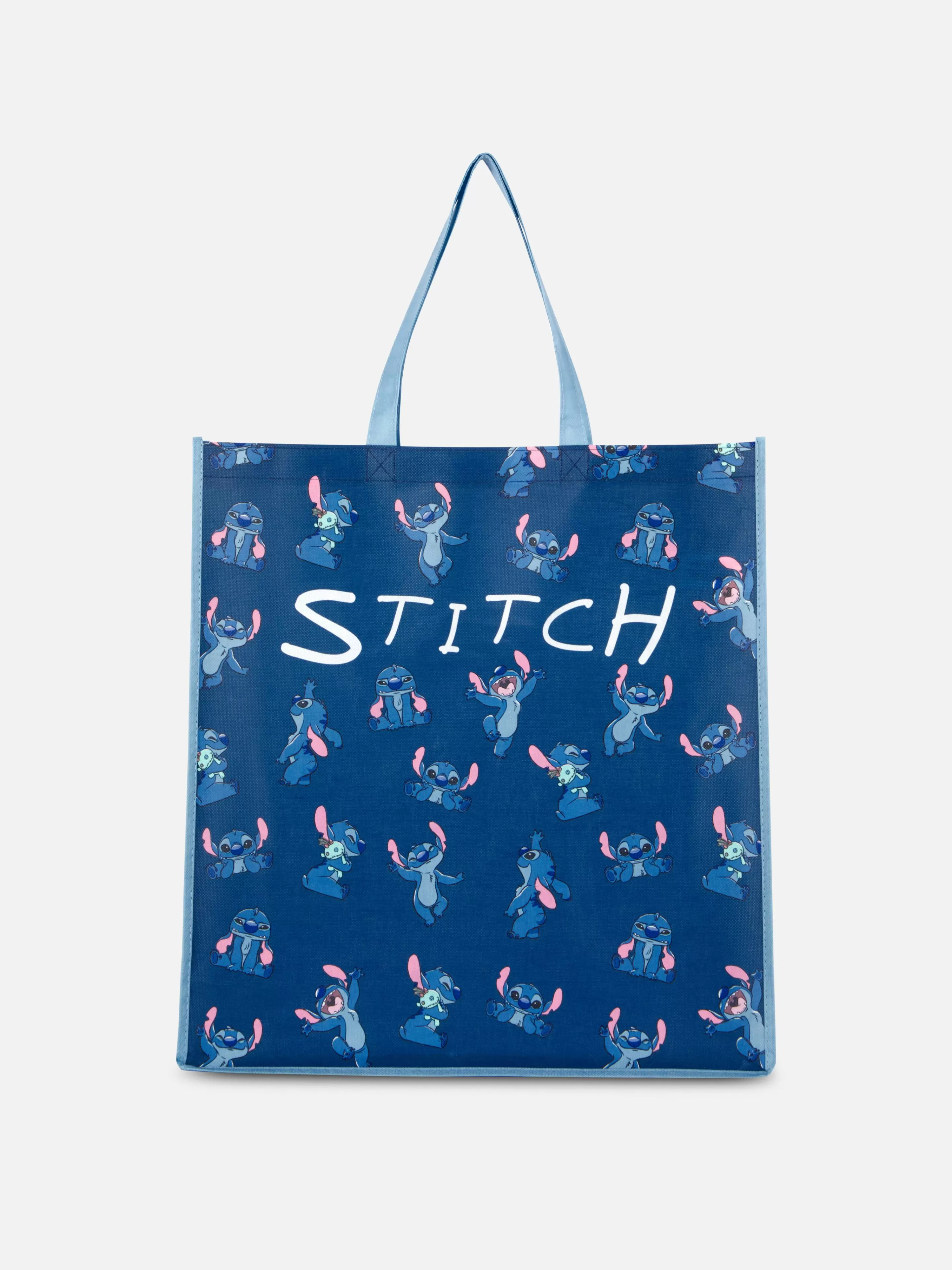 Primark Taschen Und Portemonnaies | Wiederverwendbare „Disney Stitch“ Einkaufstasche Marineblau