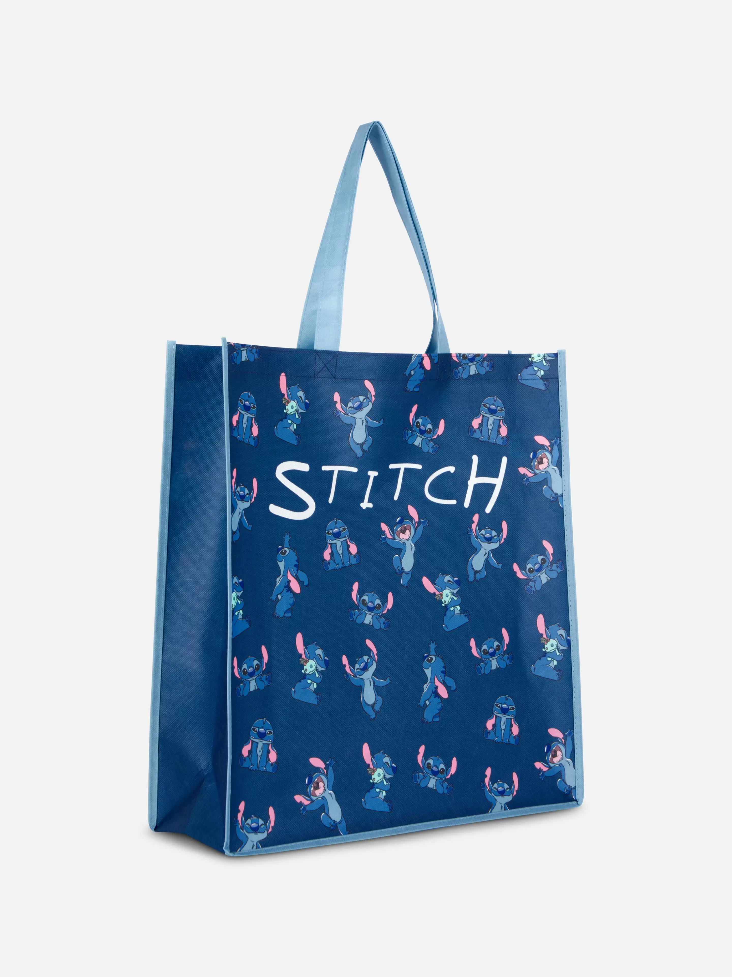 Primark Taschen Und Portemonnaies | Wiederverwendbare „Disney Stitch“ Einkaufstasche Marineblau