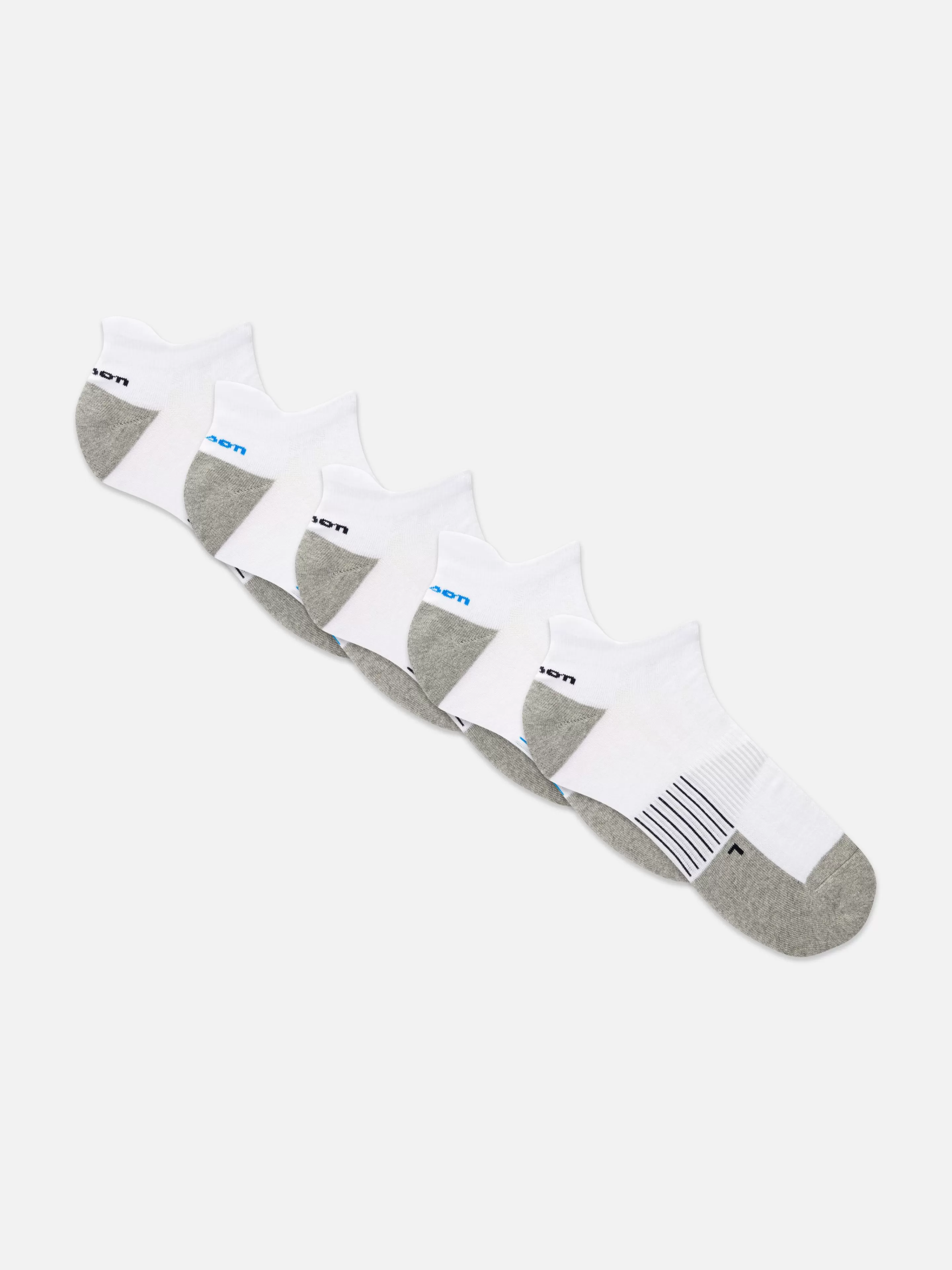 Primark Socken | Sportbekleidung | „Wilson“ Sneakersocken, 5er-Pack Weiß