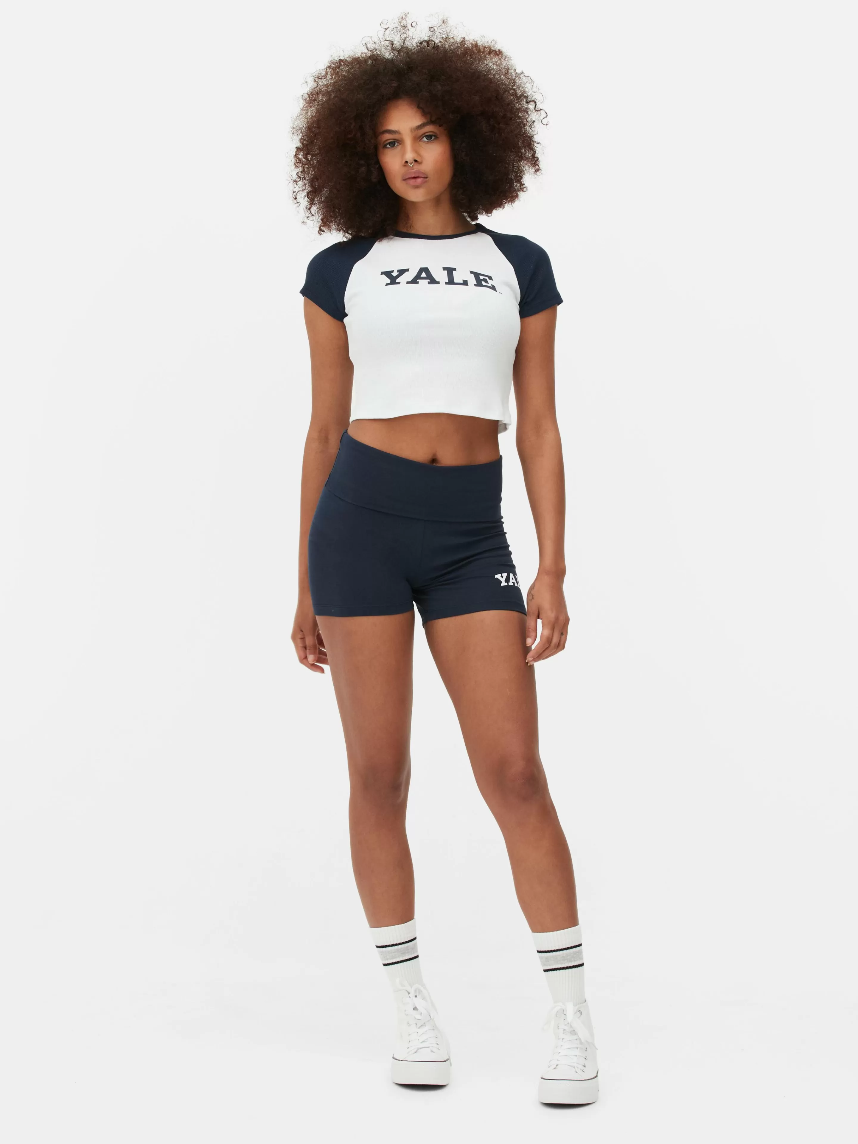 Primark Tops Und T-Shirts | „Yale“ Baby-T-Shirt Elfenbeinfarben